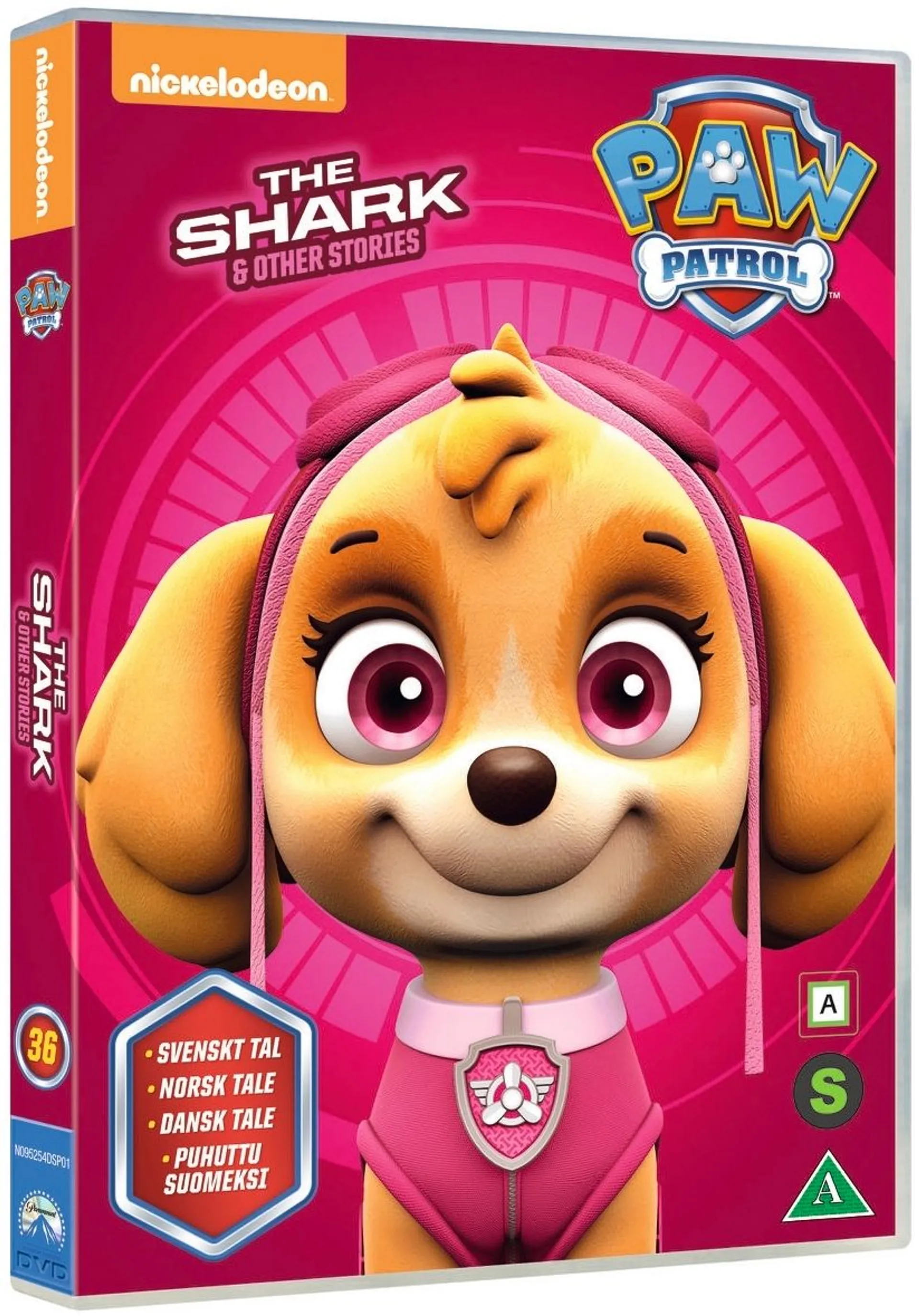 Paw Patrol 36 kausi 4 osa 6 - The Shark DVD