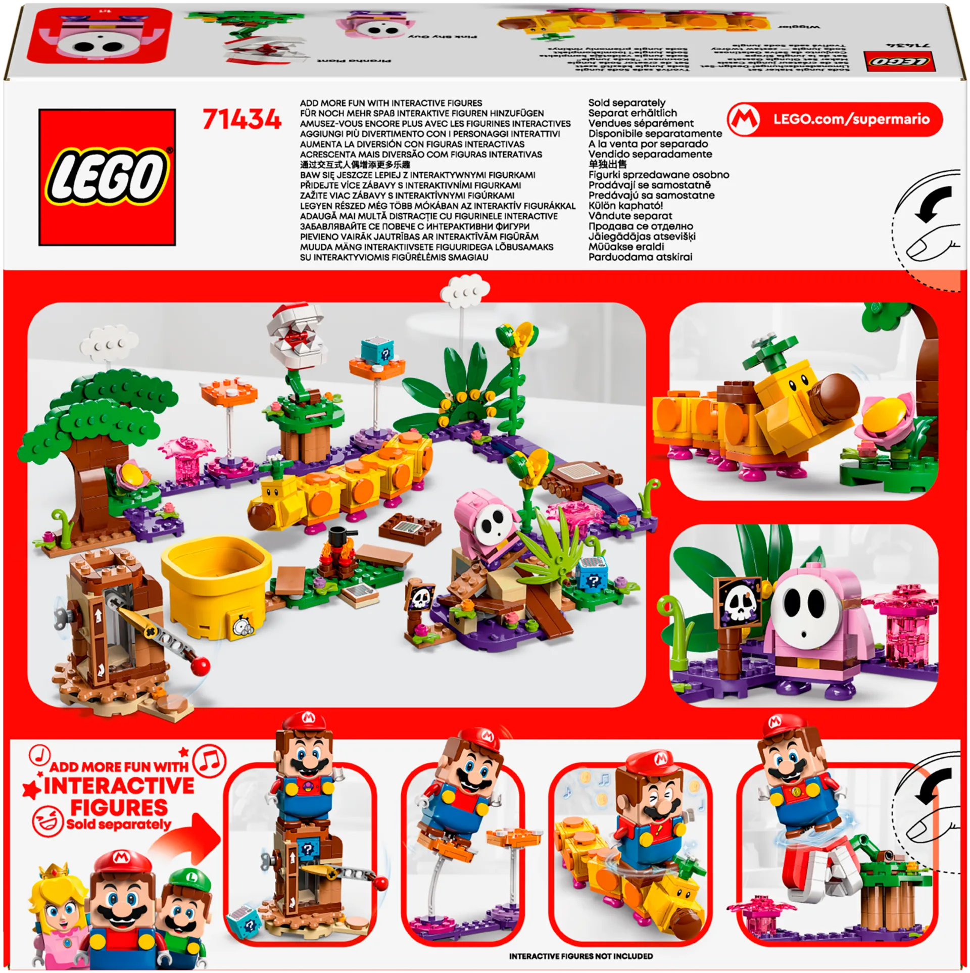 LEGO® Super Mario™ 71434 - Soda Jungle rakennussetti, Wiggler - 3