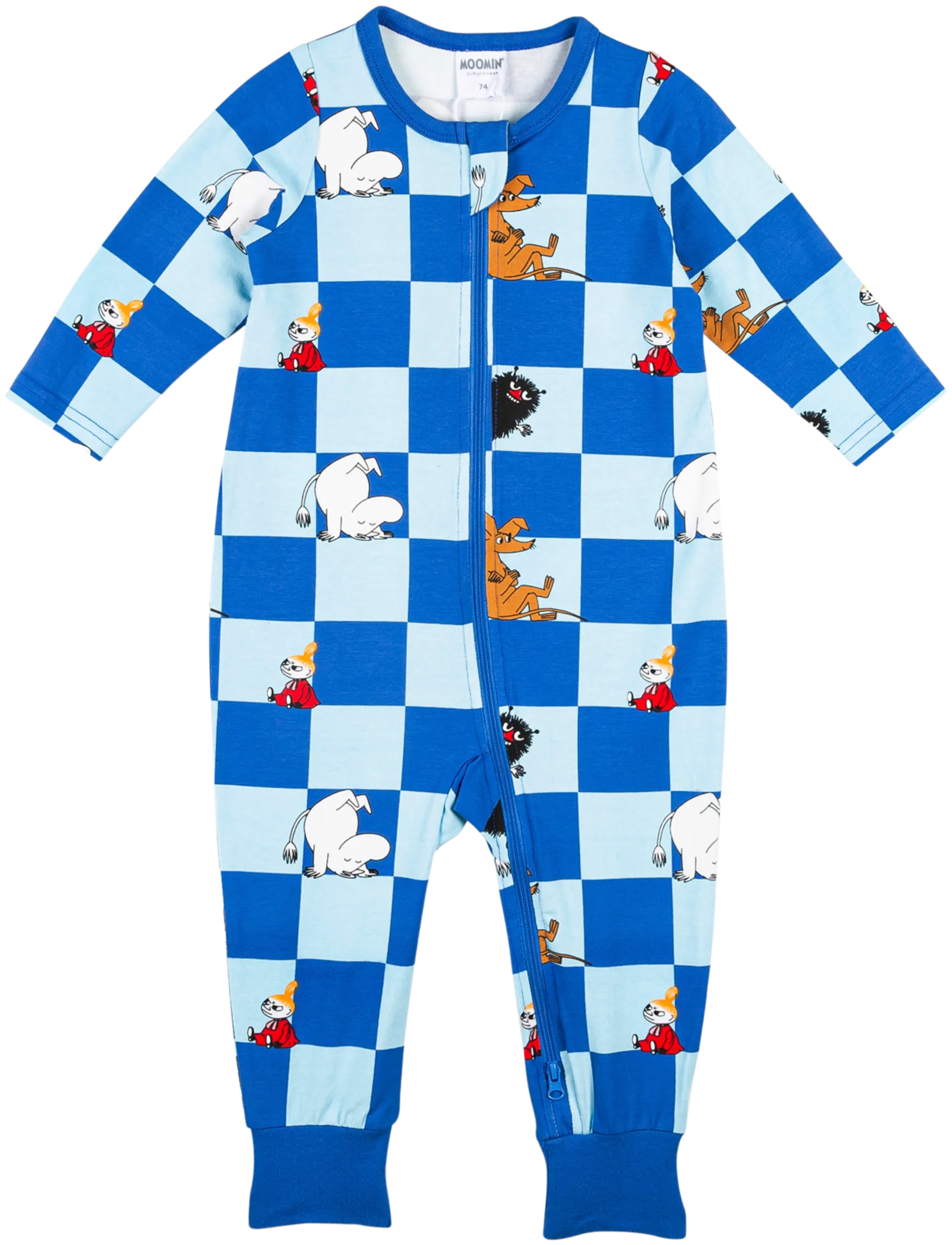 Moomin by Martinex vauvojen pyjama Ruudut 582287 - SININEN