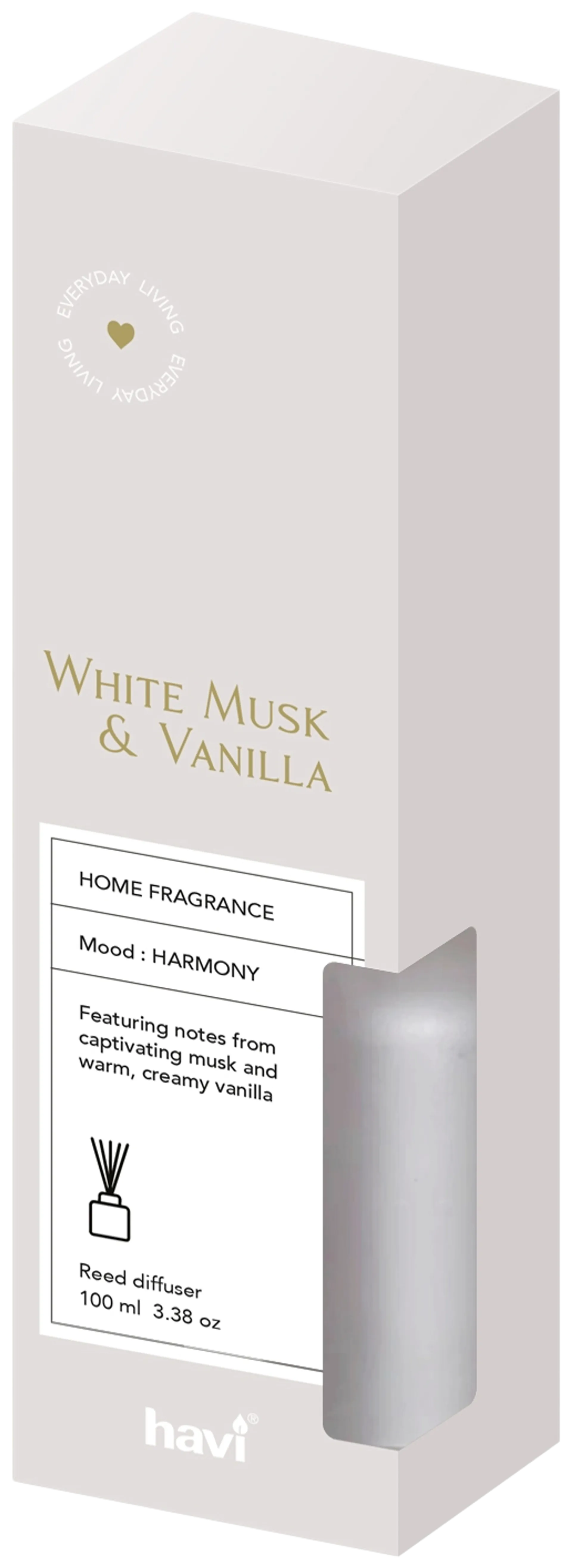 Havi White Musk & Vanilla huonetuoksu 1kpl/100ml