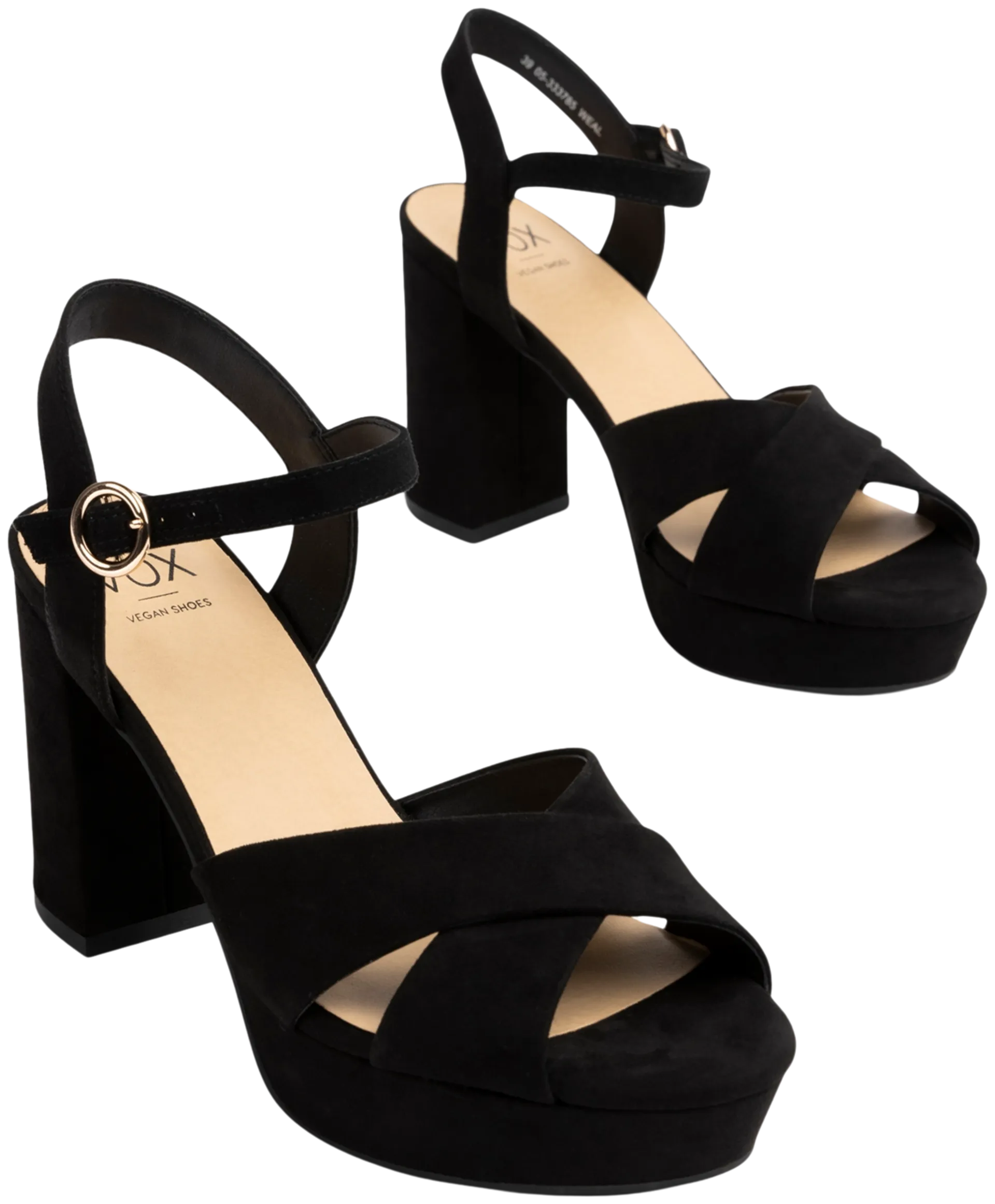 VOX naisten sandaalit Bianca - BLACK - 2