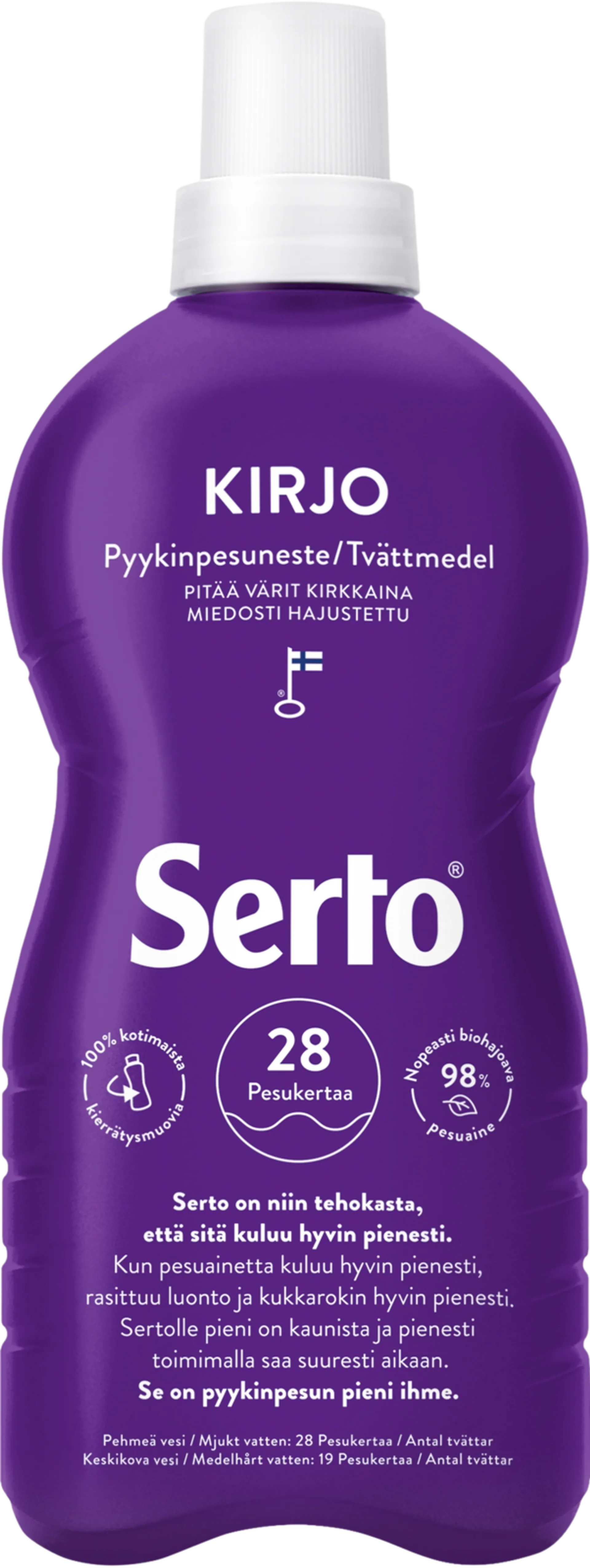 Serto Kirjo Pyykinpesuneste 750 ml