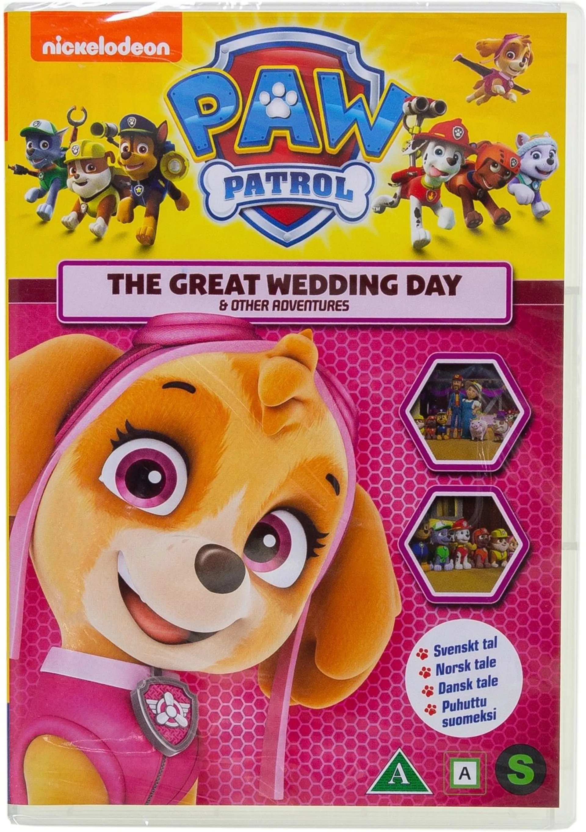 Paw Patrol kausi 2 osa 4 - Suuri hääpäivä DVD