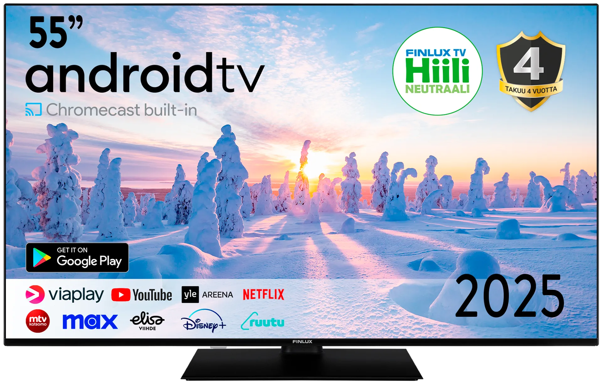 Finlux 55" 4K UHD Android Smart LED TV 55G9.2ACMI - 3