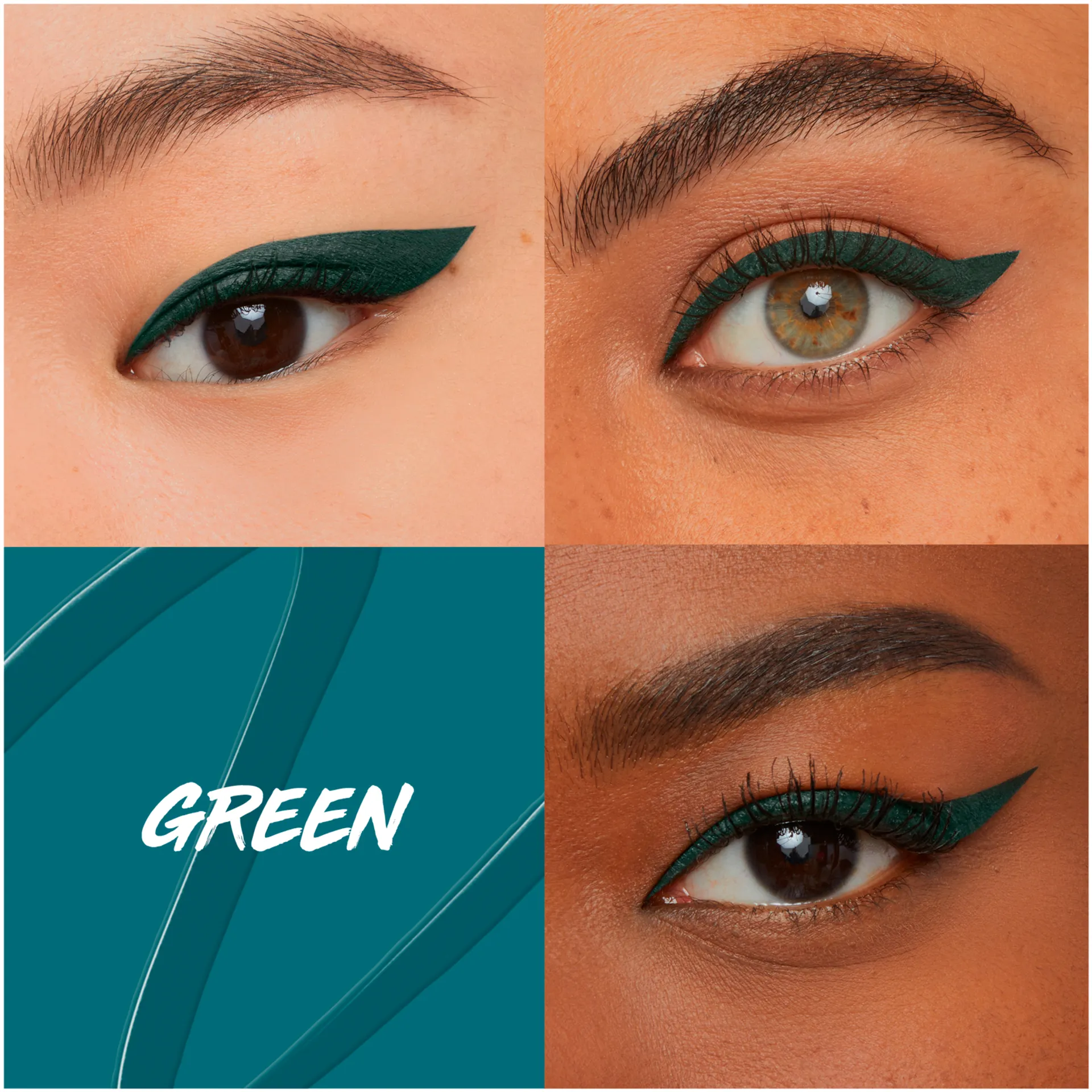 Maybelline New York Hyper Precise Liquid Liner nestemäinen silmänrajauskynä 1 ml - 730 Green - 4