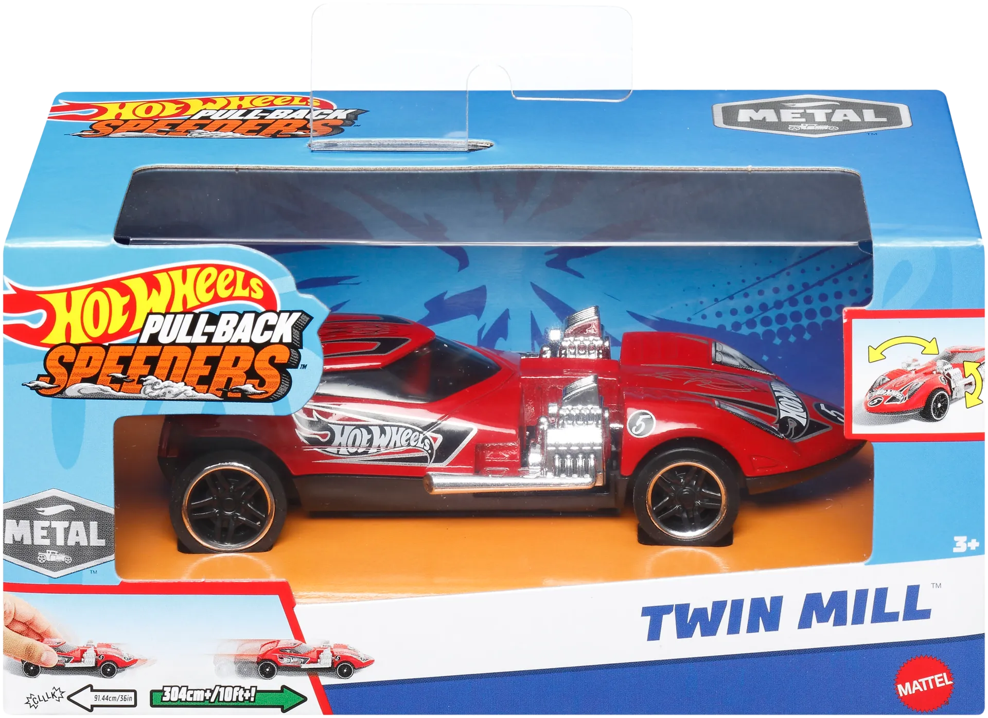 Hot Wheels Pull Back Speeder, erilaisia - 4