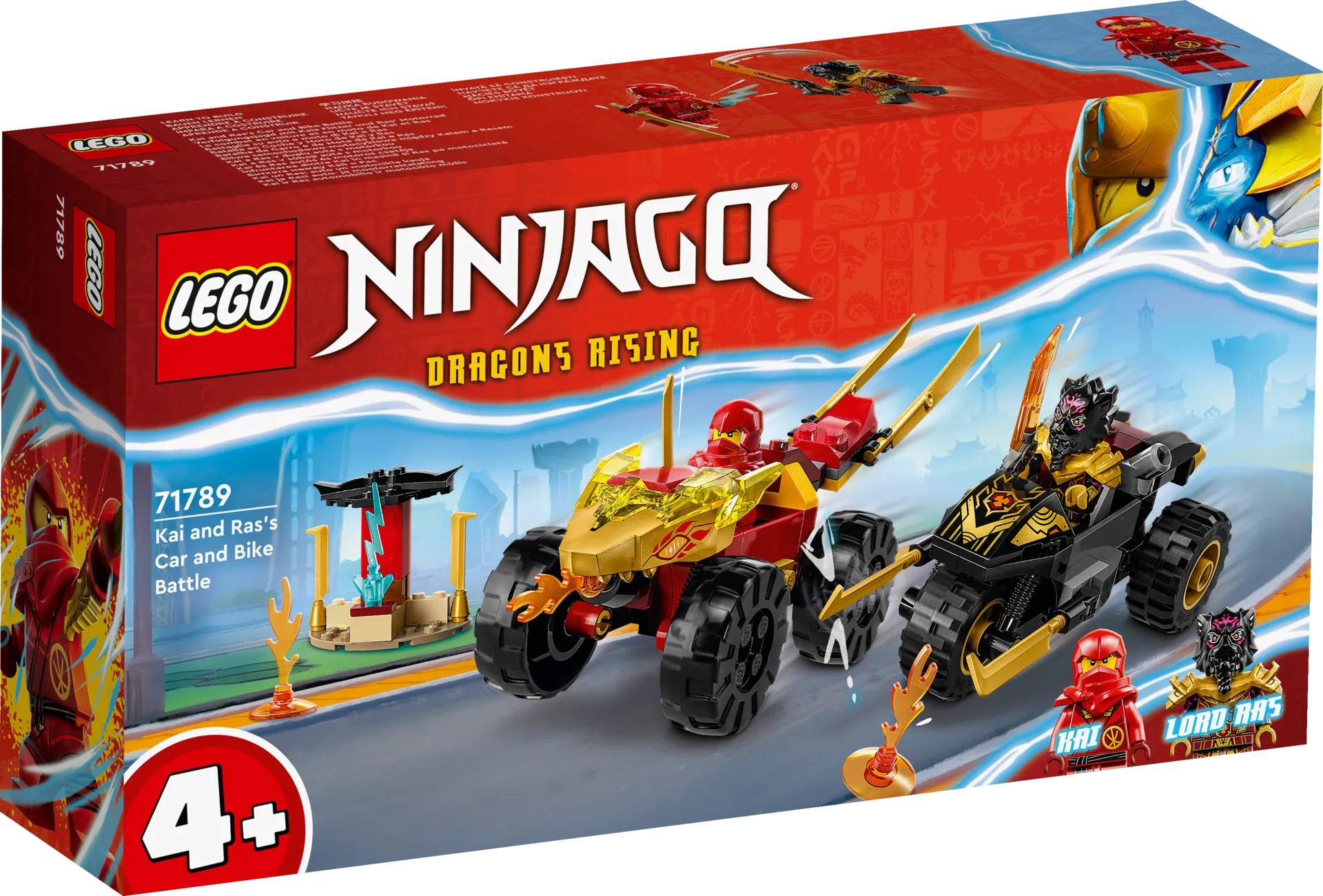 LEGO® NINJAGO® 71789 Kain ja Rasin auto- ja motskaritaistelu - 1