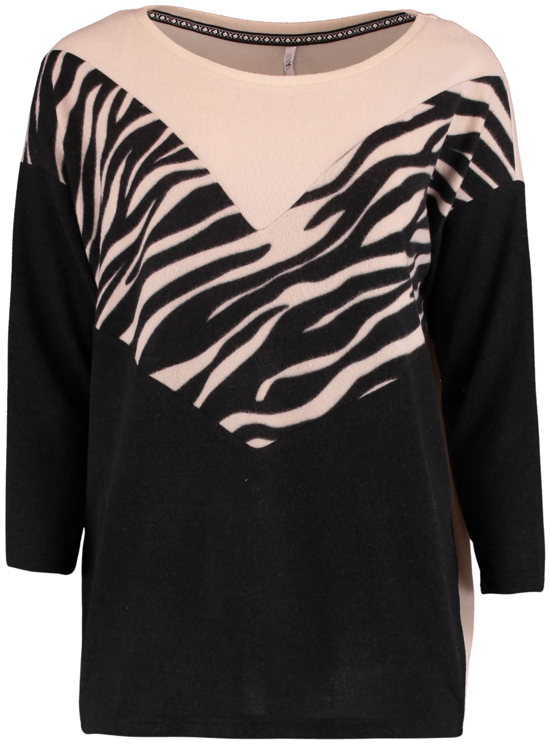 Hailys naisten pusero Tp Sa44rina NK-2209068-1 - beige zebra - 1