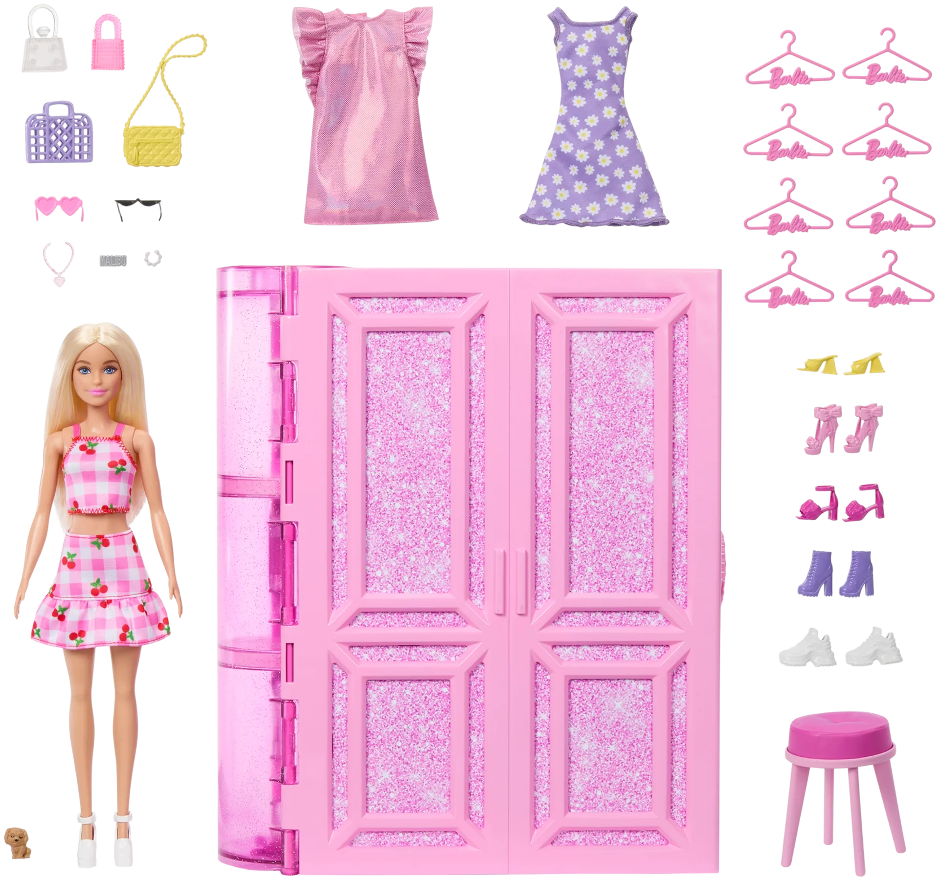 Barbie Fashion Fun unelmien vaatekaappi ja nukke - 2