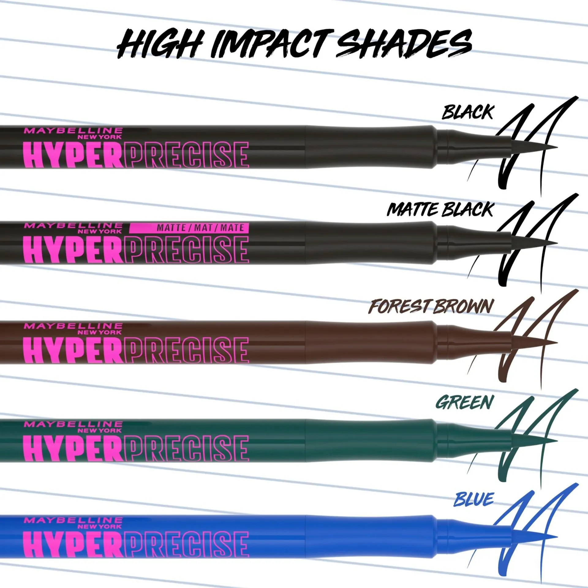 Maybelline New York Hyper Precise Liquid Liner 700 Black nestemäinen silmänrajauskynä 1ml - 9