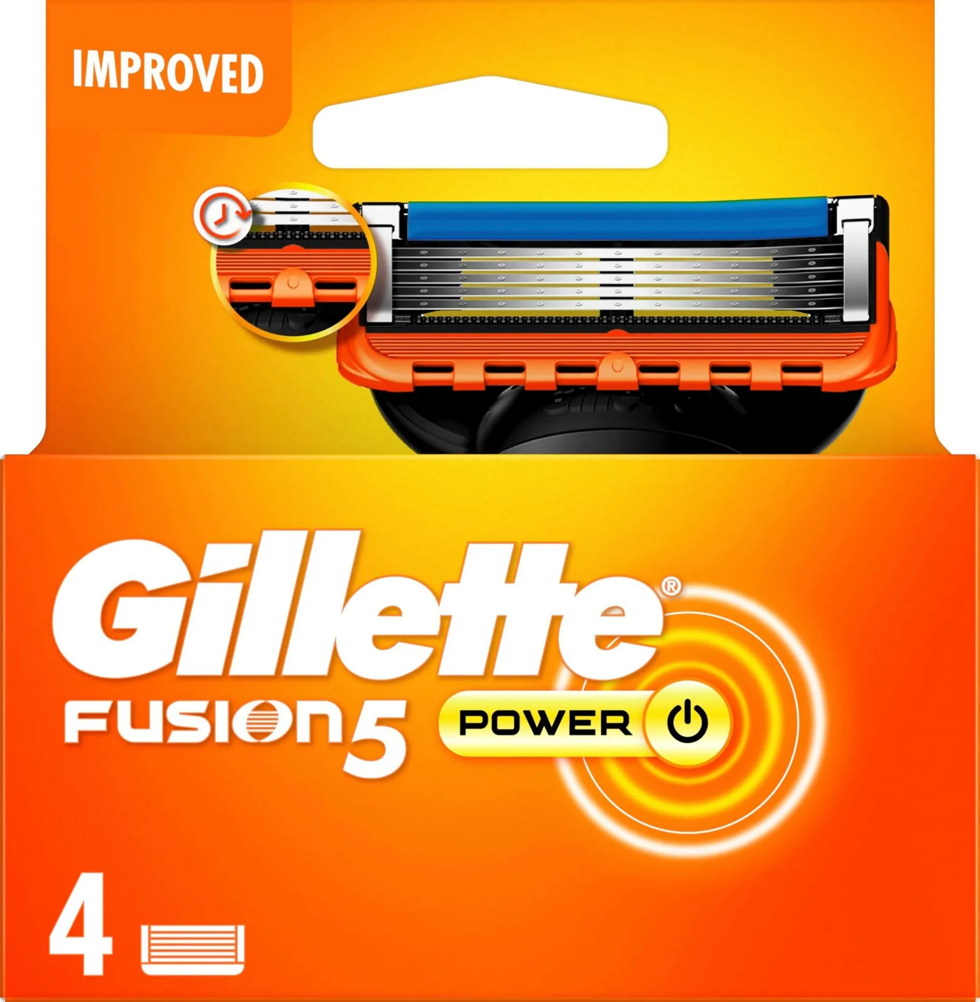 Gillette Fusion5 Power 4kpl terä - 1