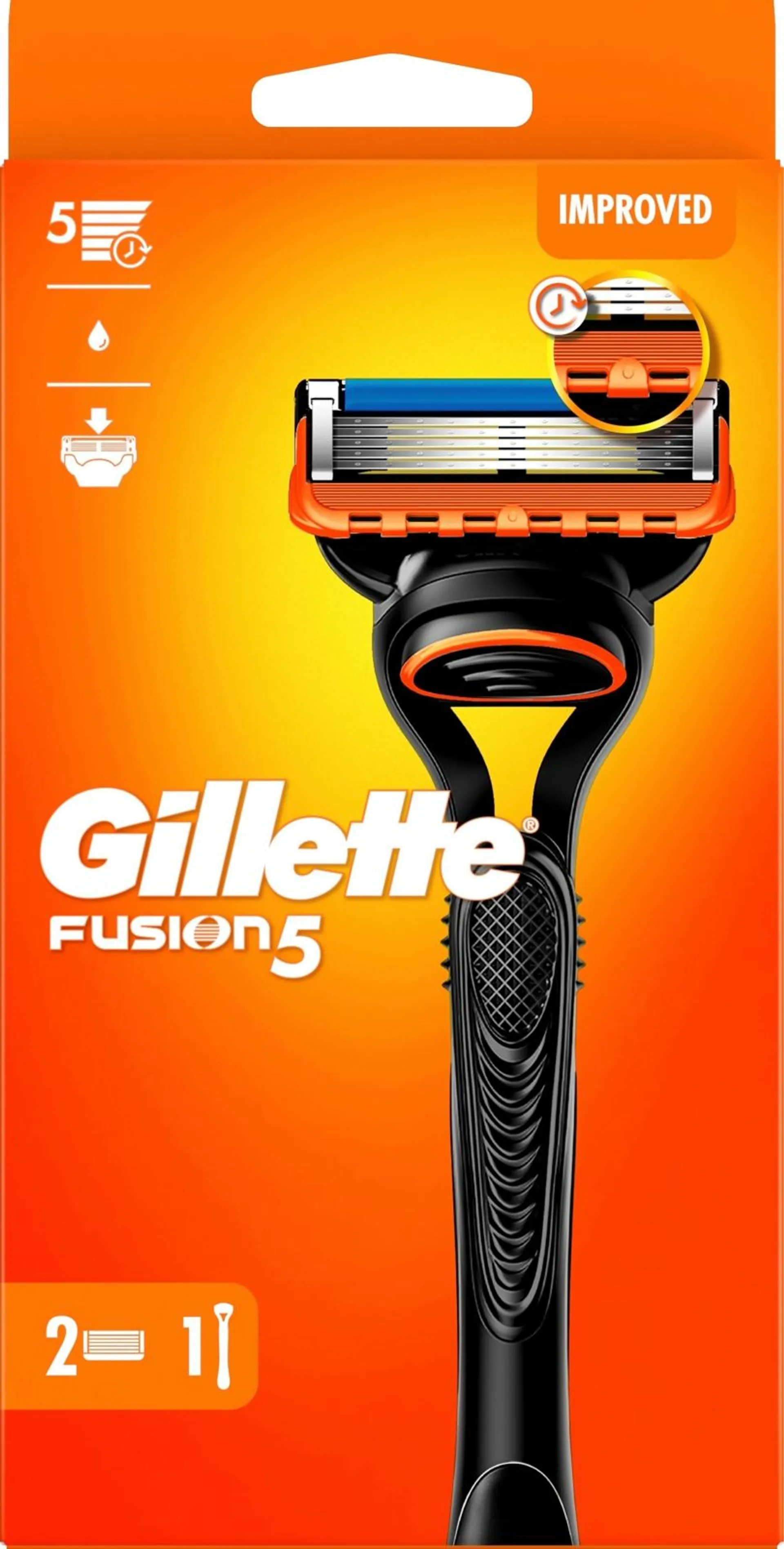 Gillette Fusion5 partahöylä+vaihtoterä - 1