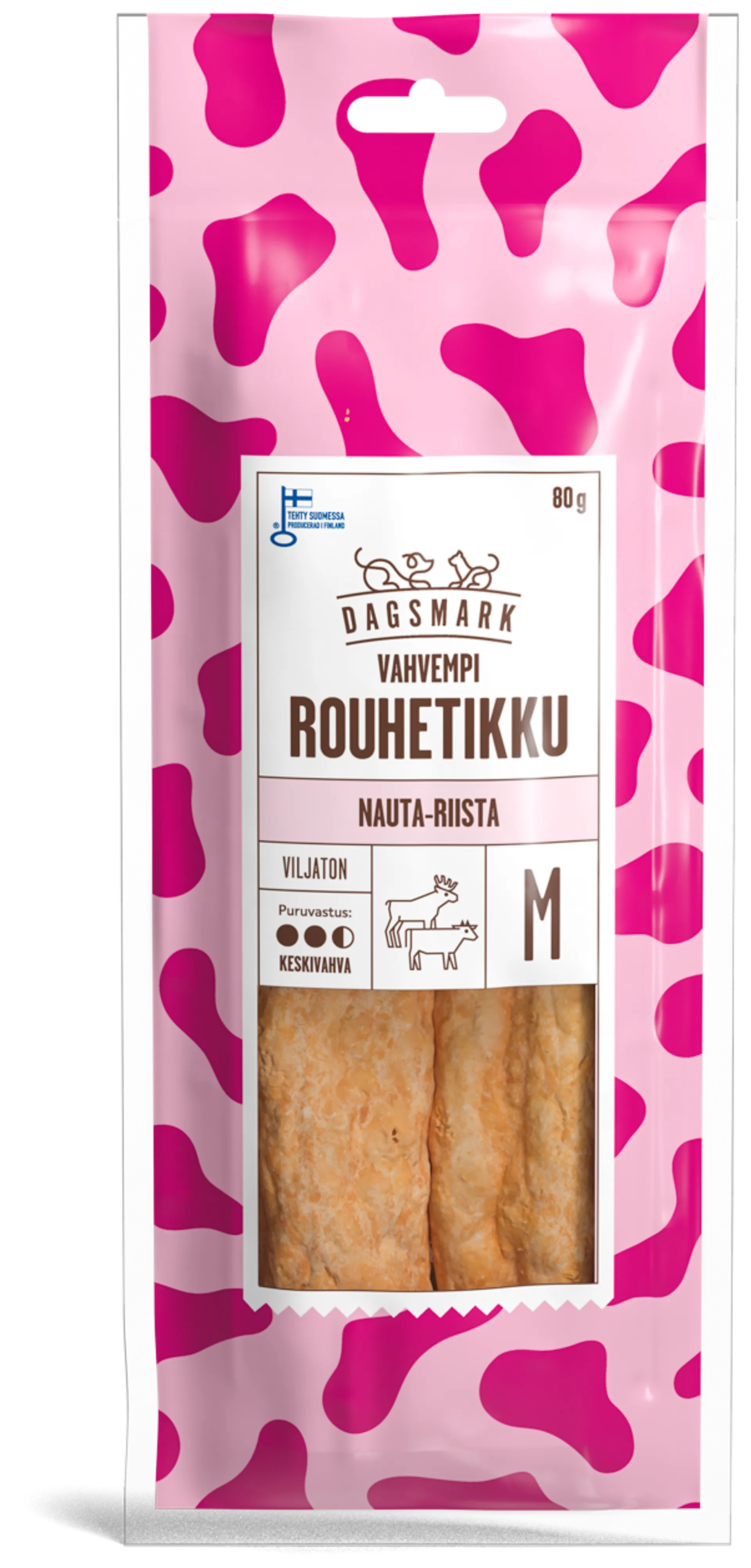 Dagsmark Rouhetikku nauta-riista M, 80 g