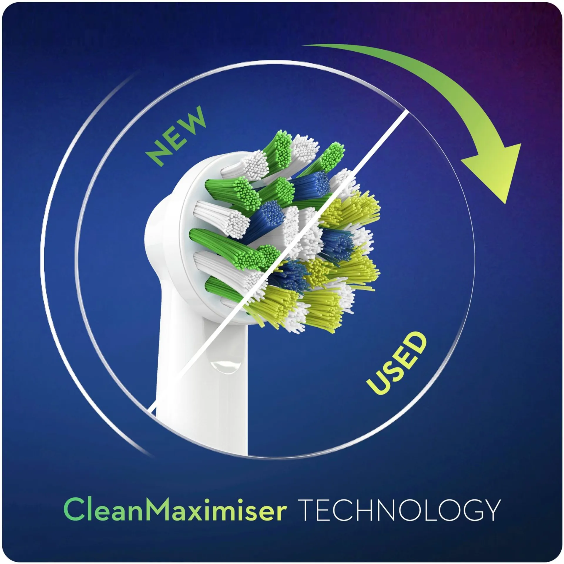Oral-B CrossAction vaihtoharja CleanMaximiser -tekniikalla 8kpl - 4
