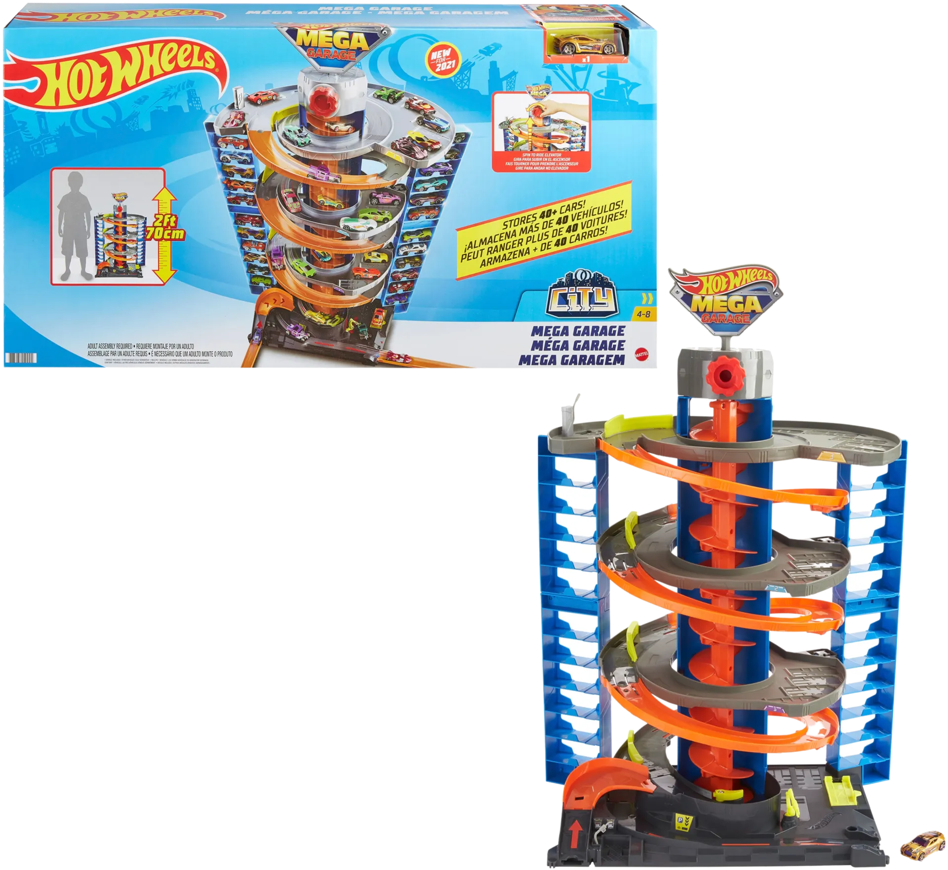 Hot Wheels city mega garage gtt95 - 1