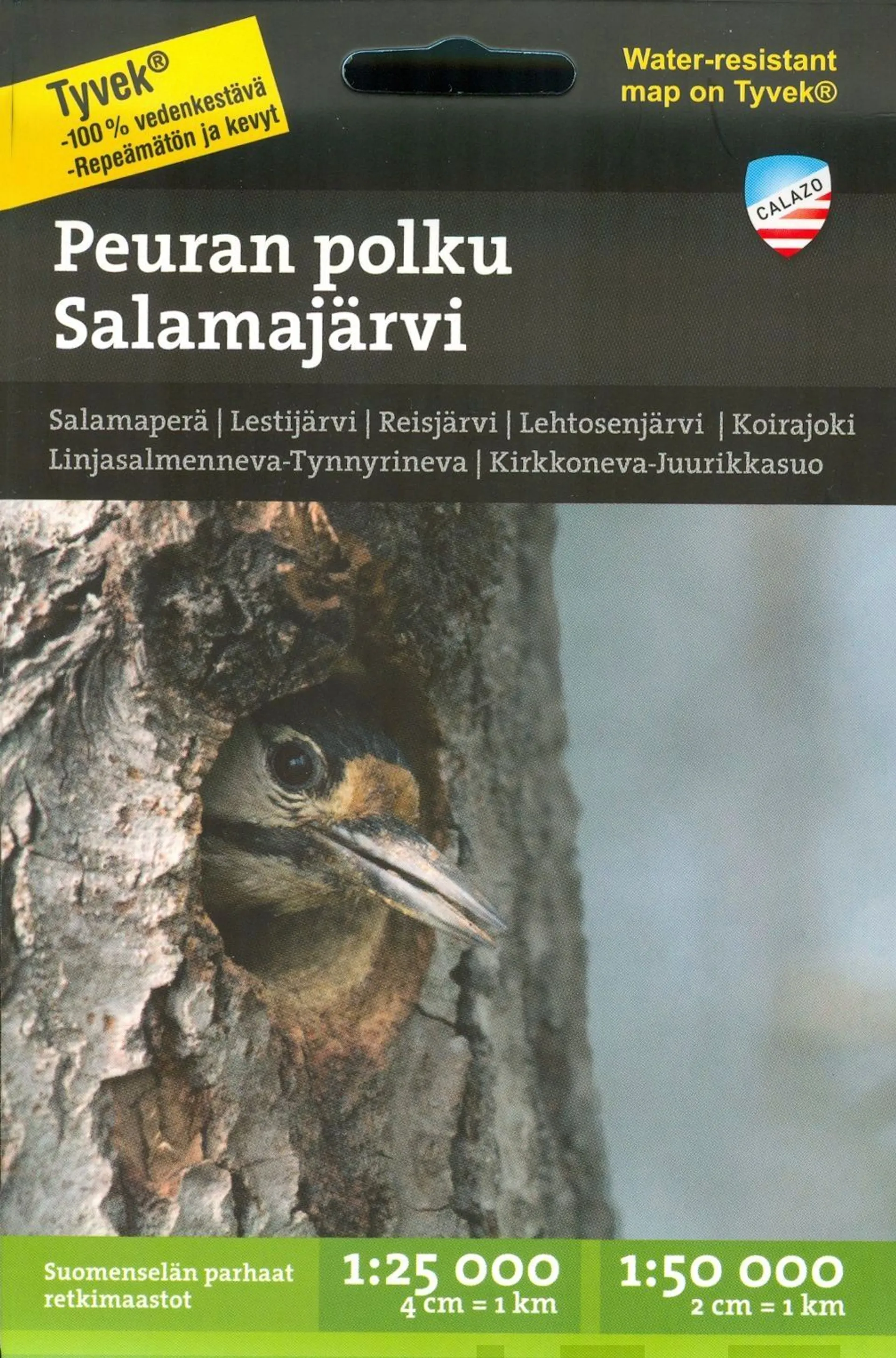 Peuran polku Salamajärvi  -retkeilykartta