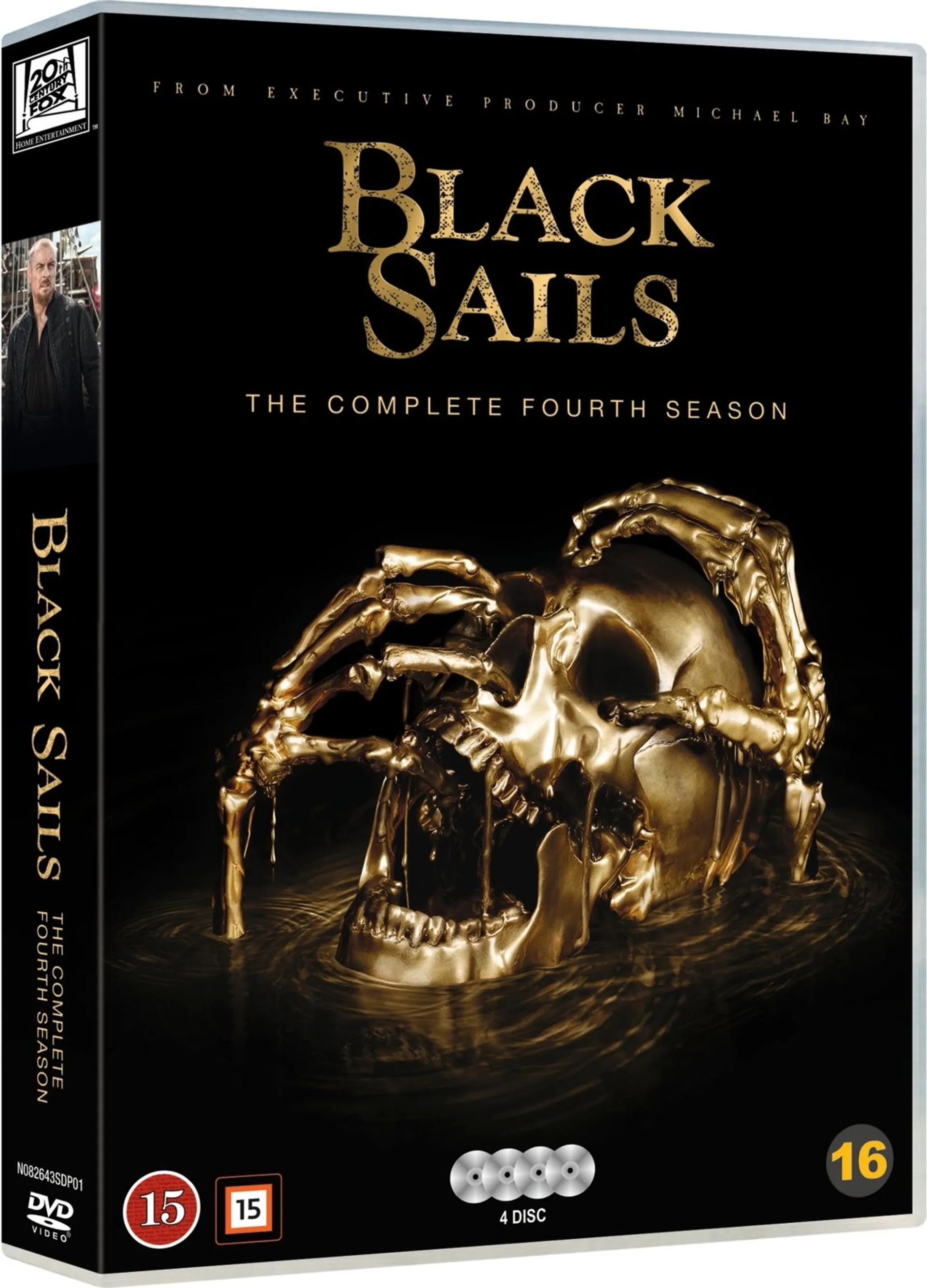 Black Sails 4 Tuotantokausi DVD