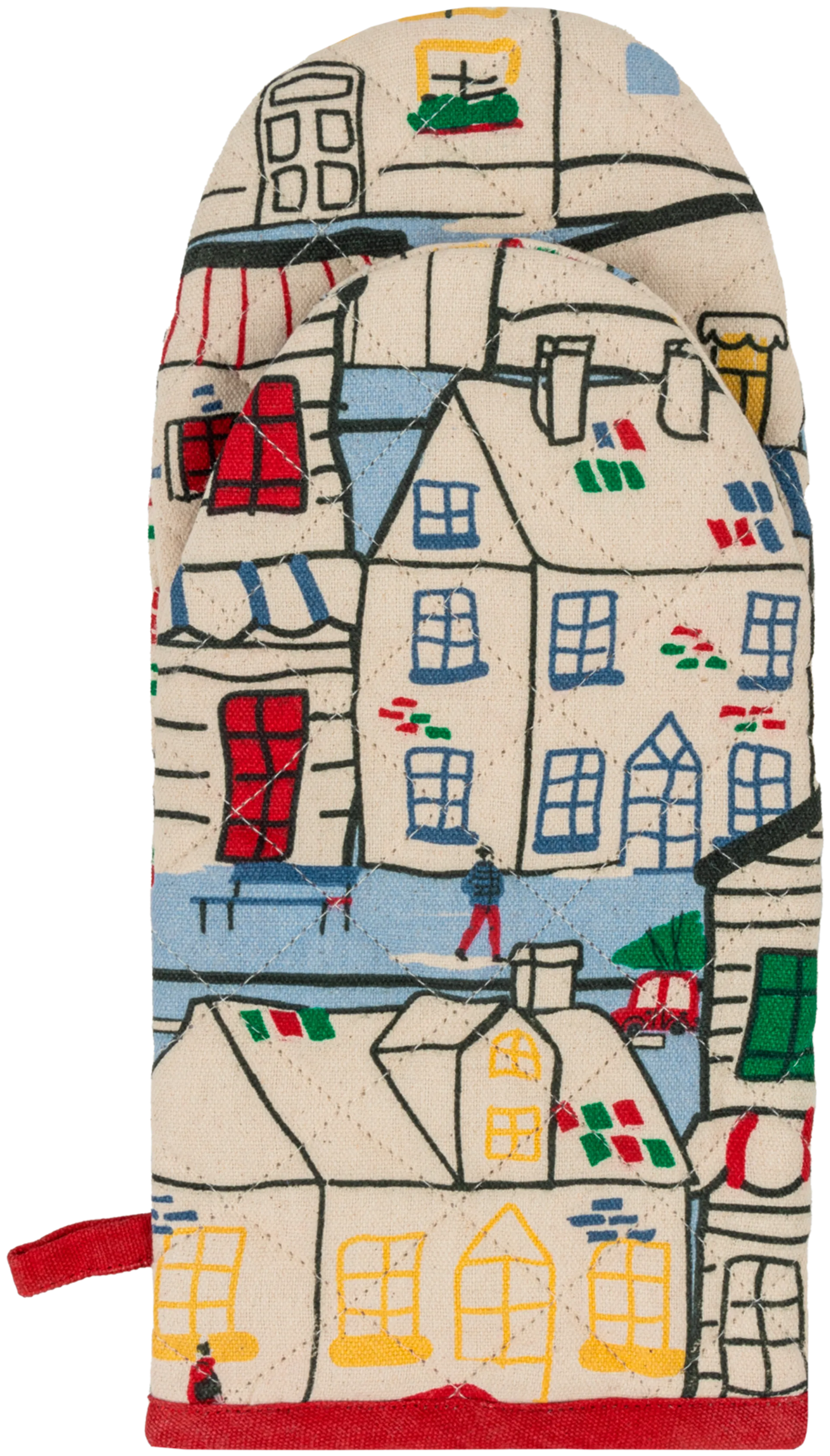 House patakinnas Winter town 15 x 32 cm