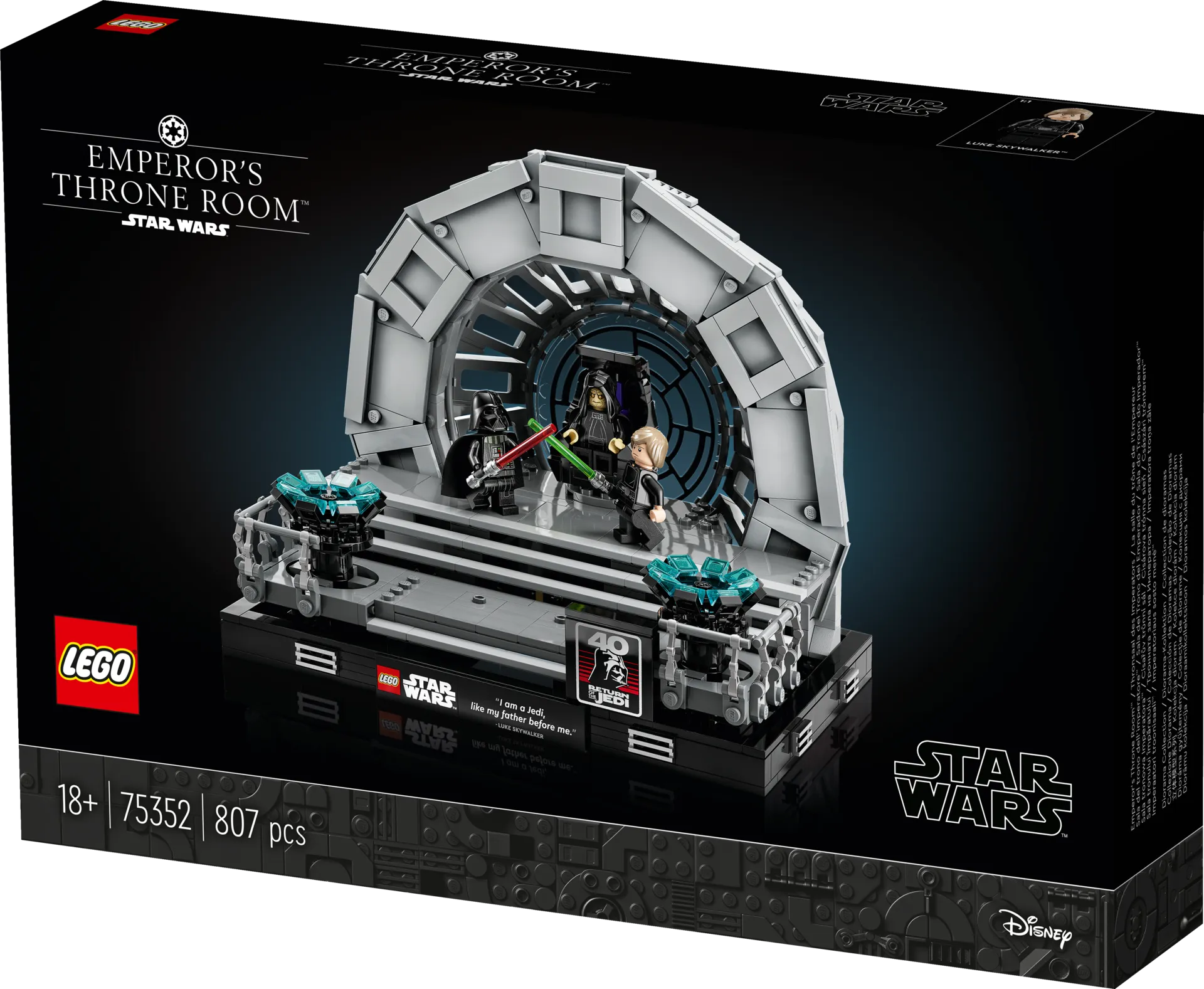 LEGO Star Wars 75352 Keisarin valtaistuinsali  dioraama - 2