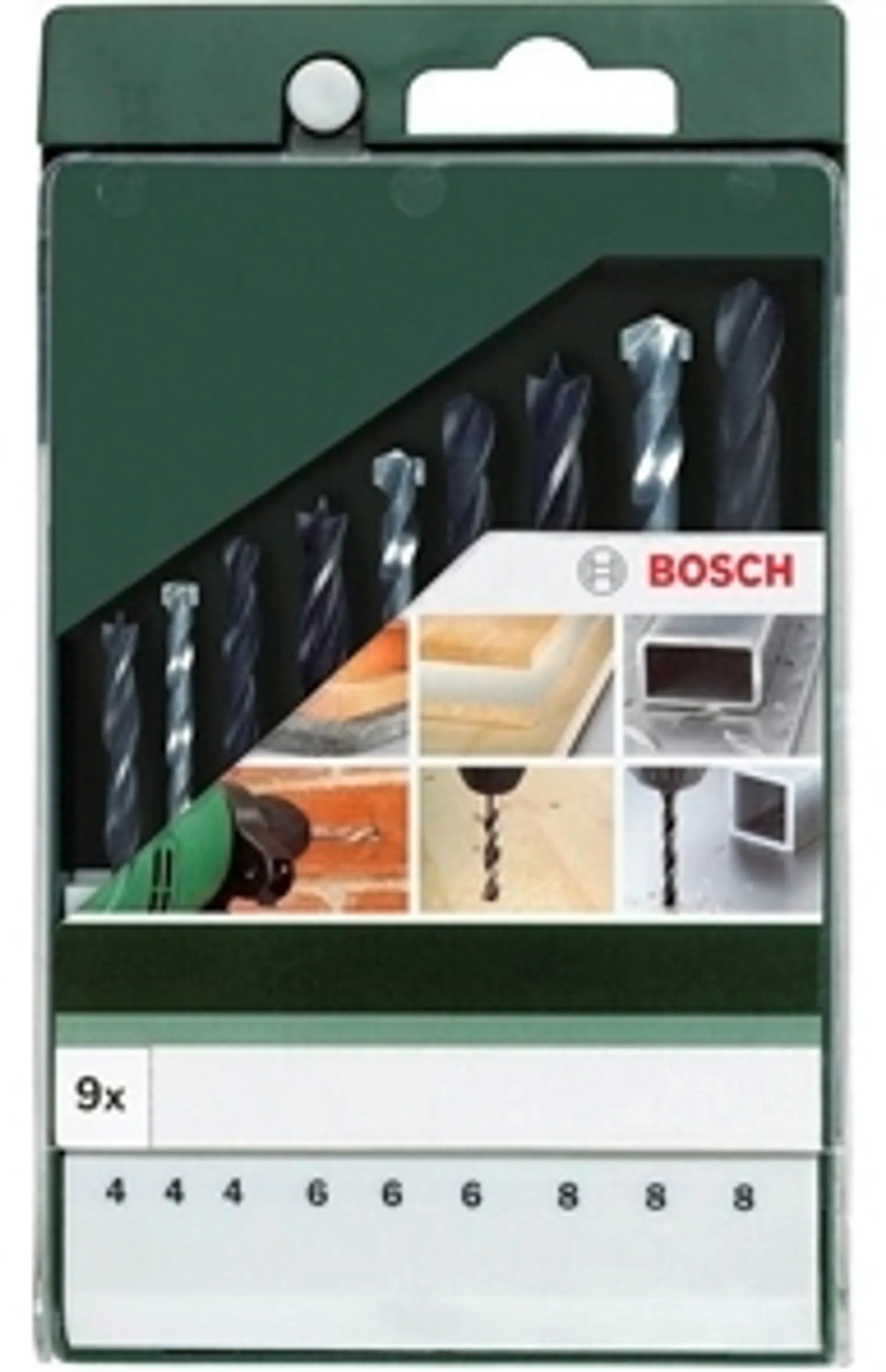 Bosch poranteräsarja 9-osainen metalli/betoni/puu