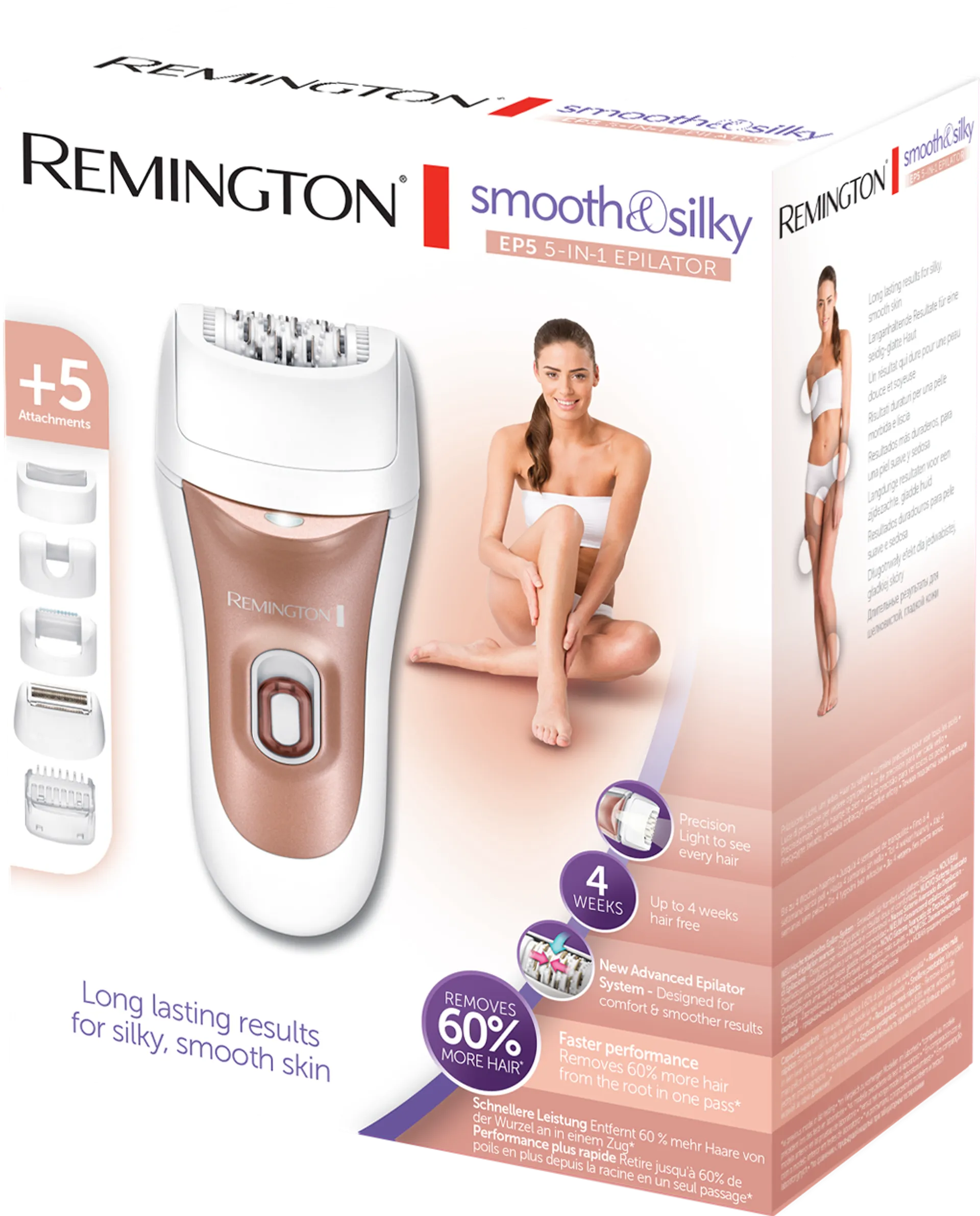 Remington epilaattori/ladyshaver Smooth&Silky 5in1 EP7500 - 3