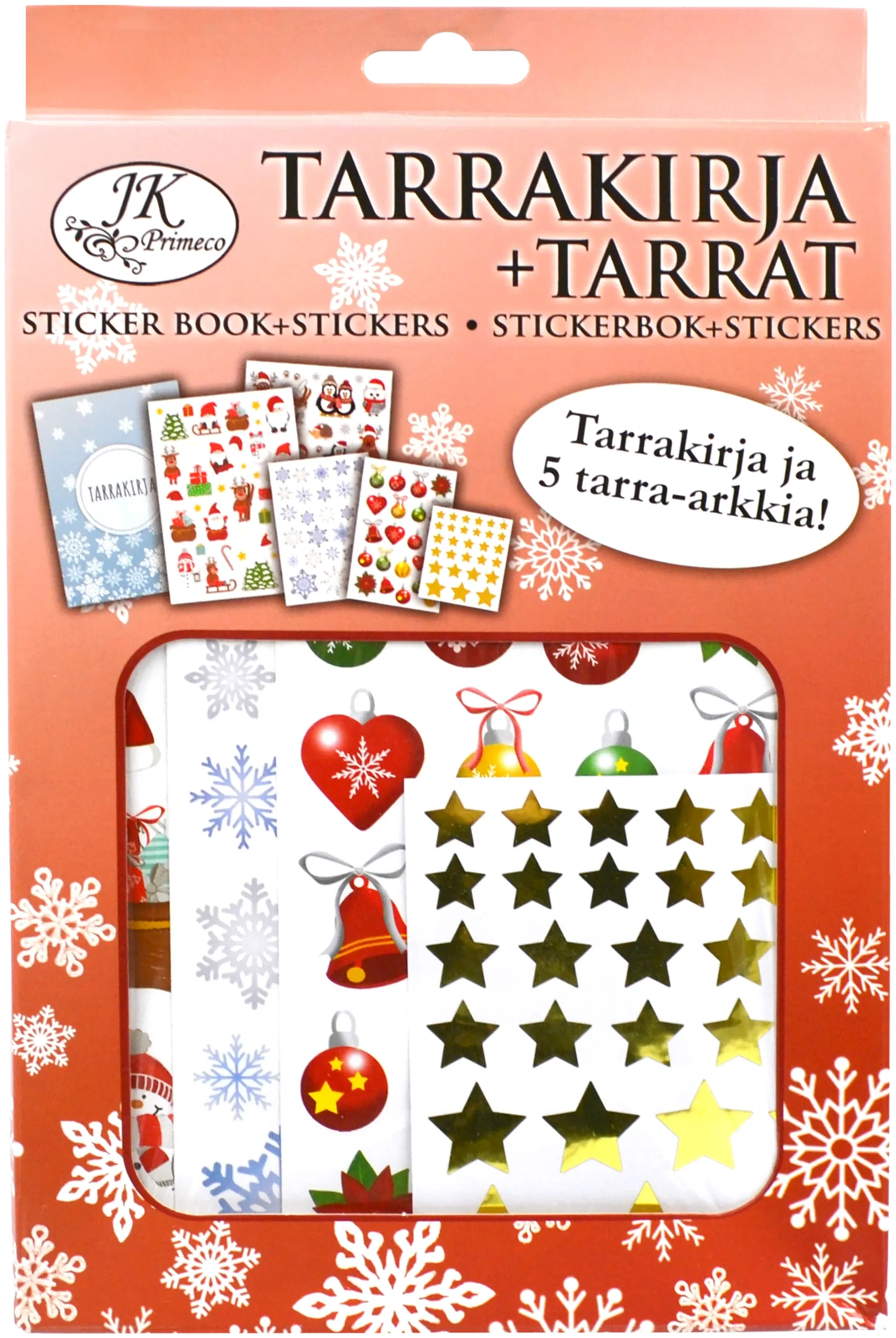 J.K. Primeco tarrakirja+tarrat Joulu - 1