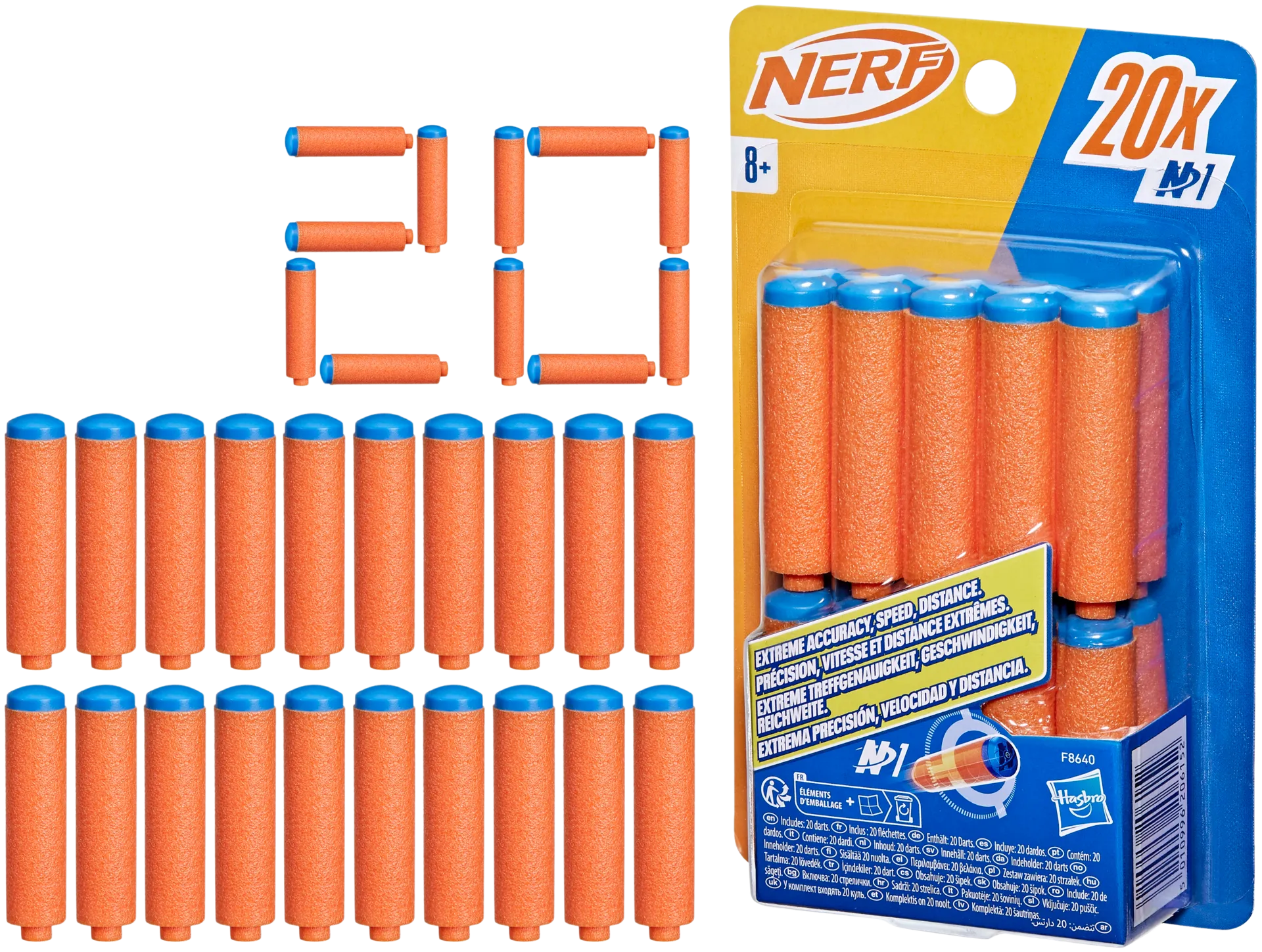 Nerf ammusten täyttöpakkaus N Series 20 kpl - 2