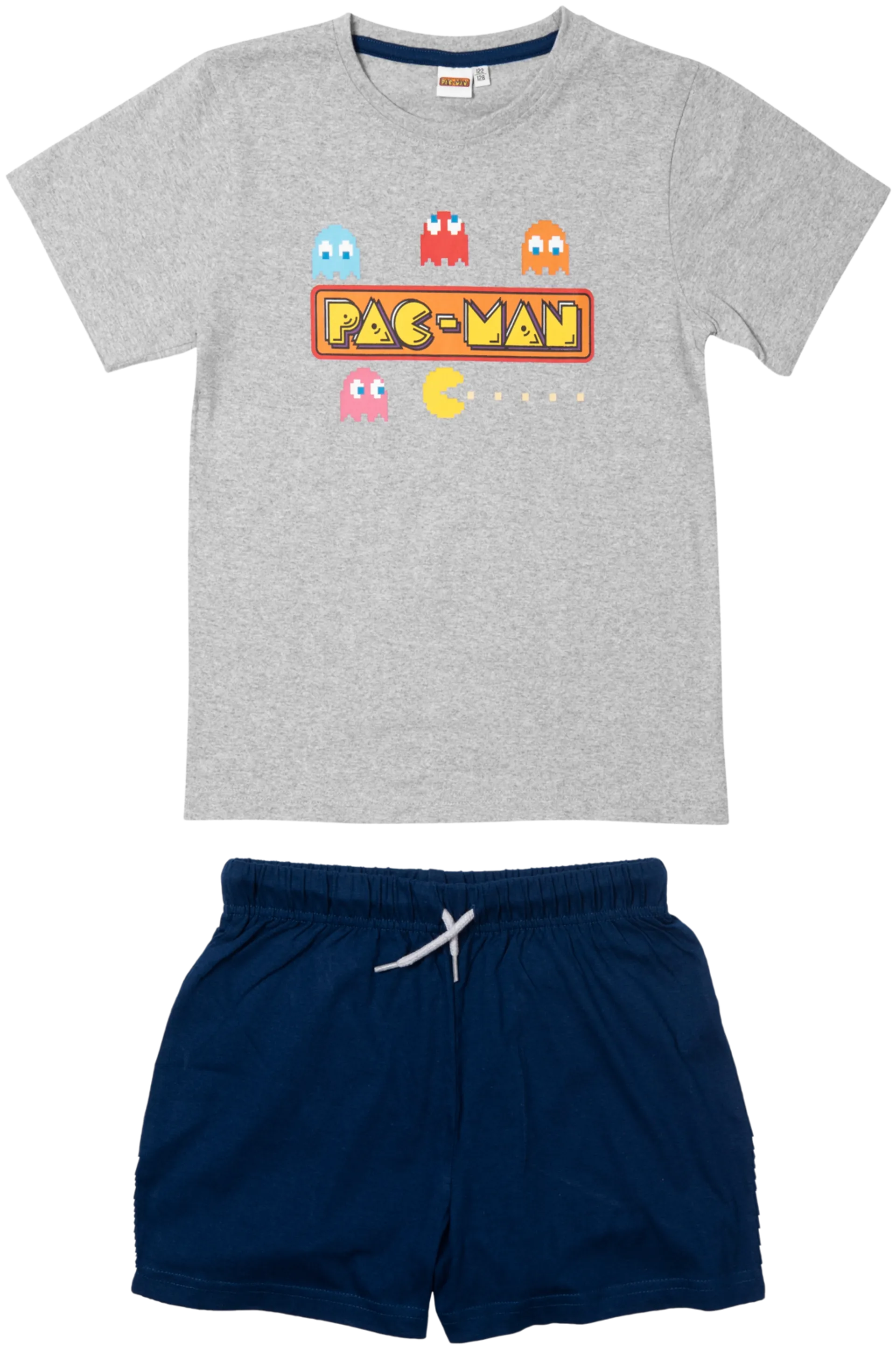Pac Man shortsipyjama 1004683 - harmaa, sininen