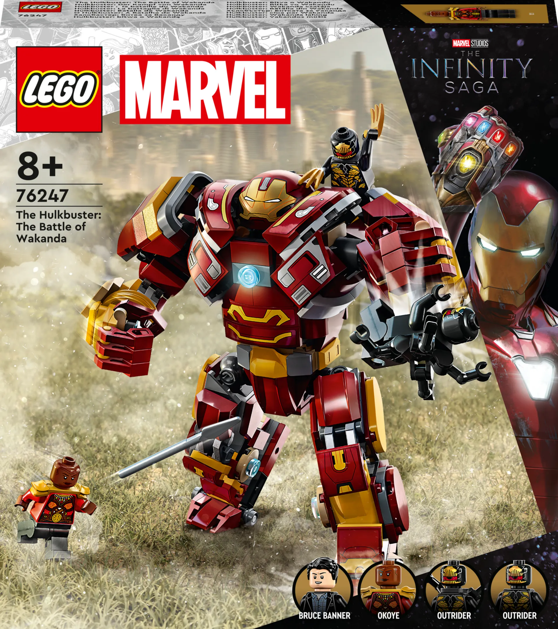 LEGO Super Heroes Marvel 76247 Hulkbuster - Wakandan taistelu - 1