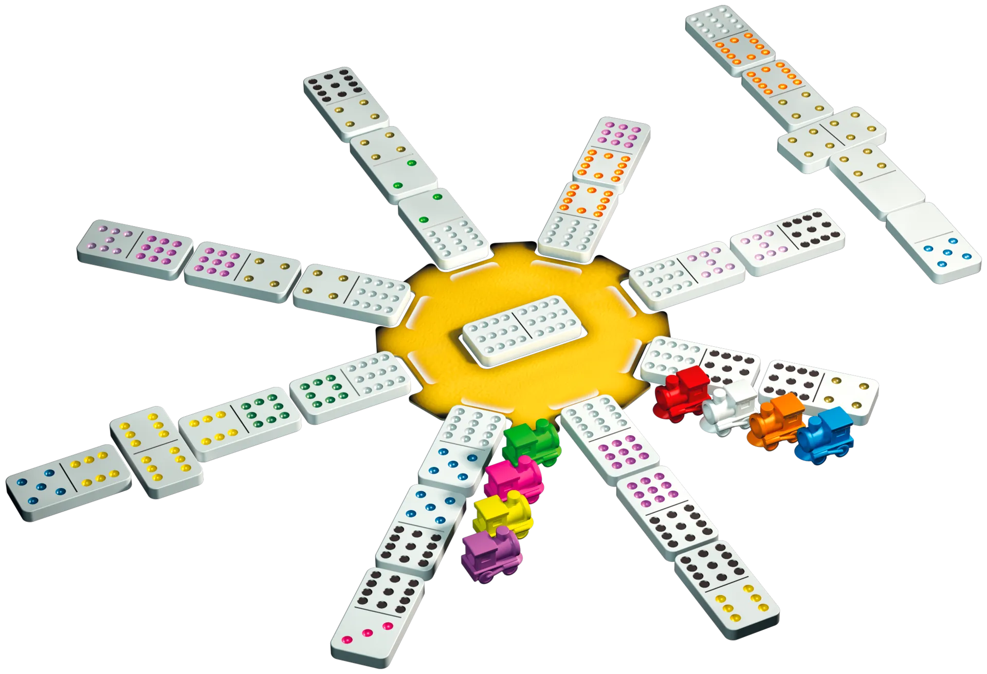 Tactic peli Mexican Train - 2