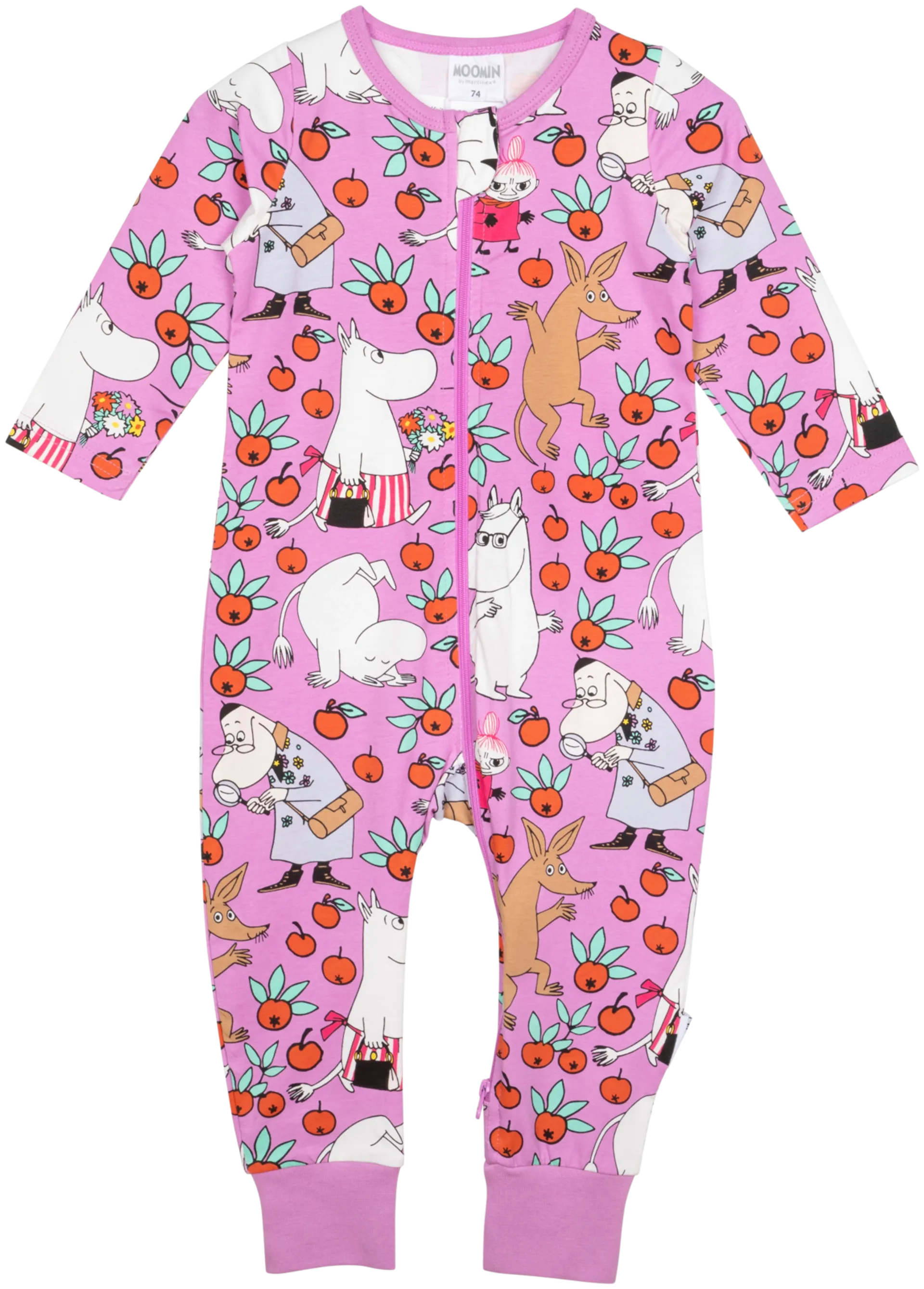 Martinex Muumi vauvojen pyjama Omenat 584642 - liila - 1