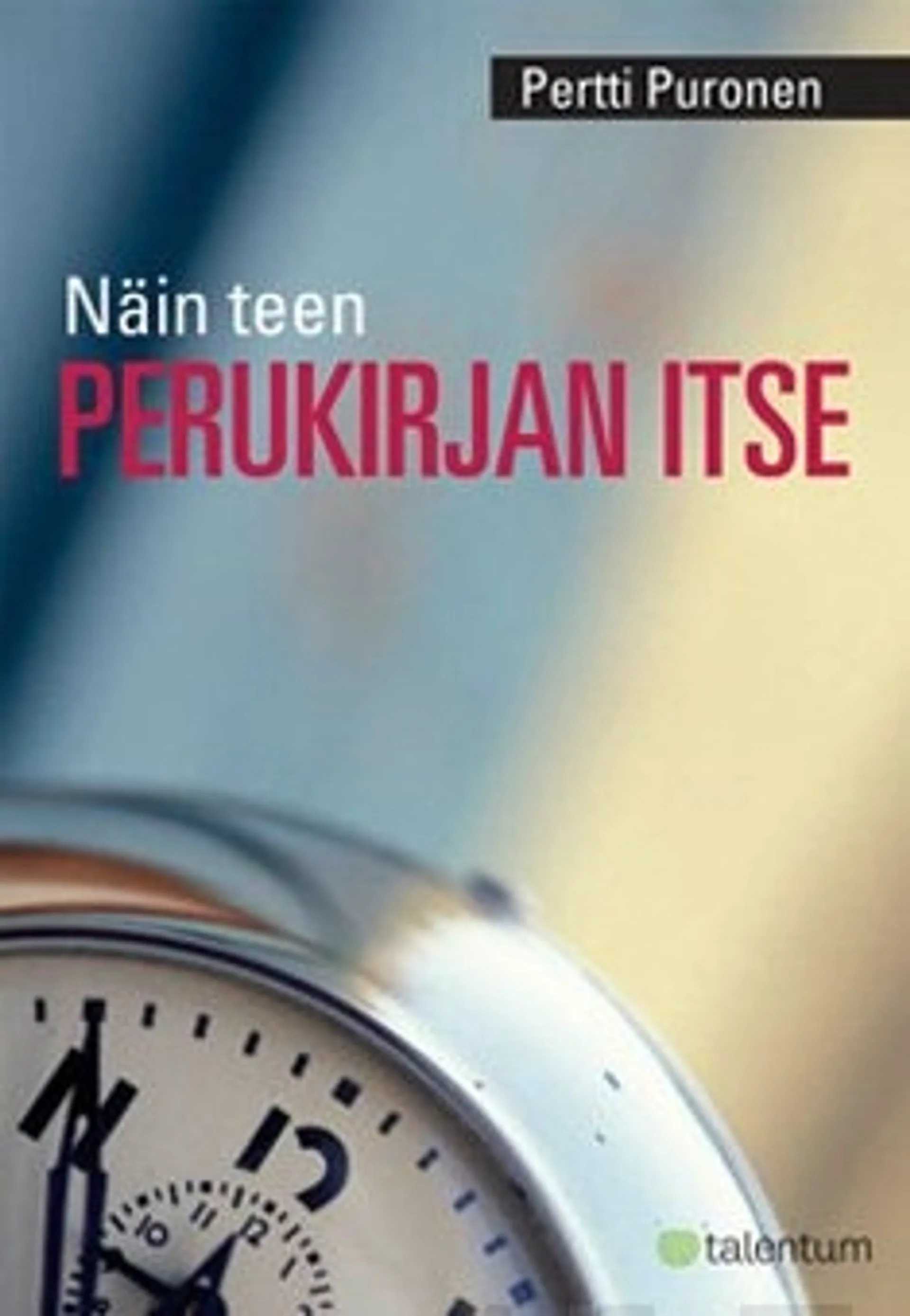 Näin teen perukirjan itse