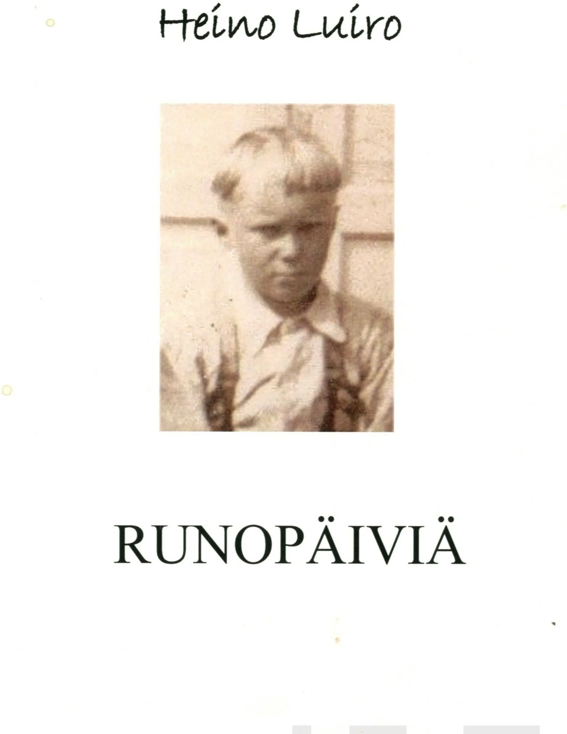 Luiro, Runopäiviä