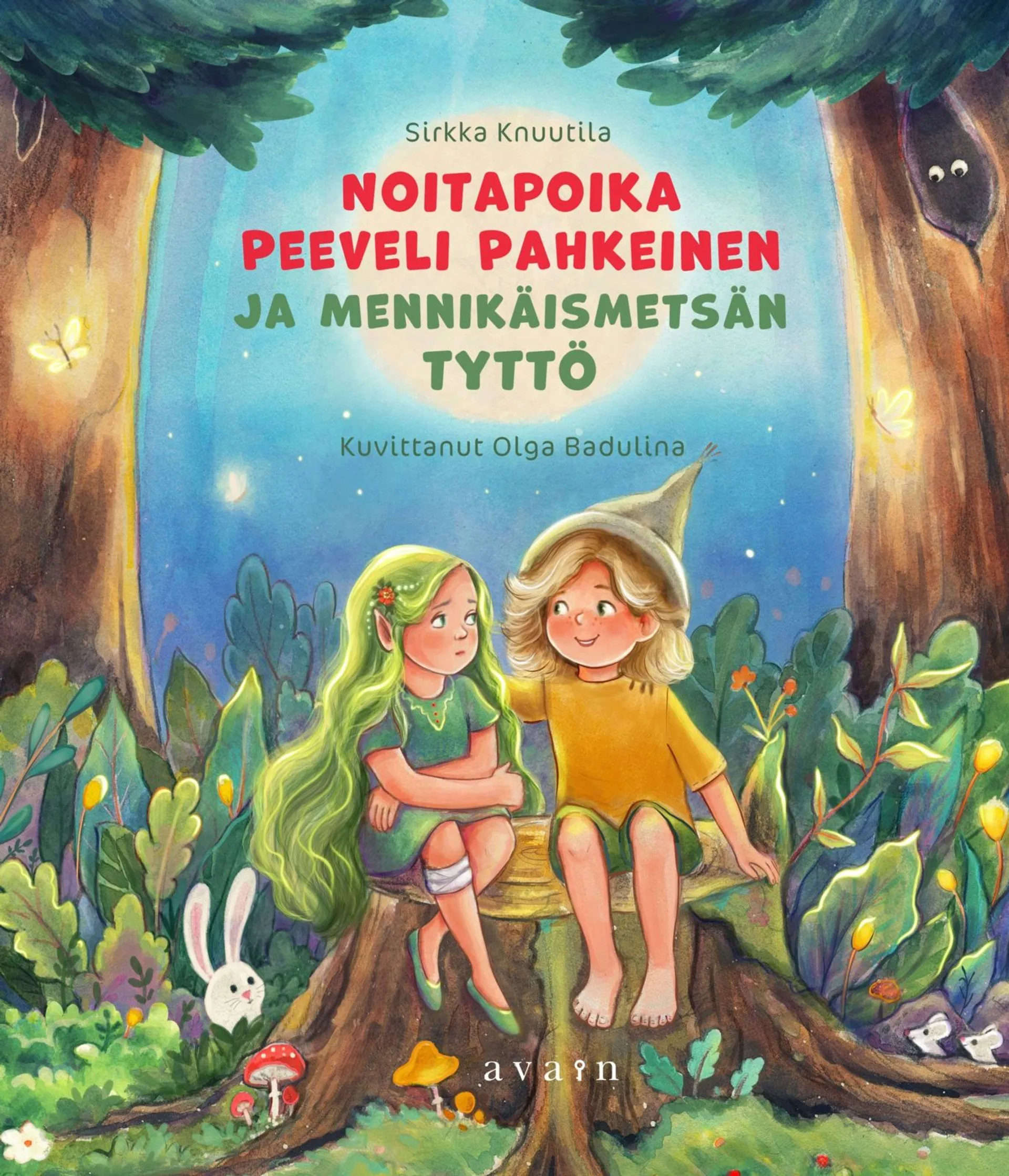 Knuutila, Noitapoika Peeveli Pahkeinen ja Menninkäismetsän tyttö