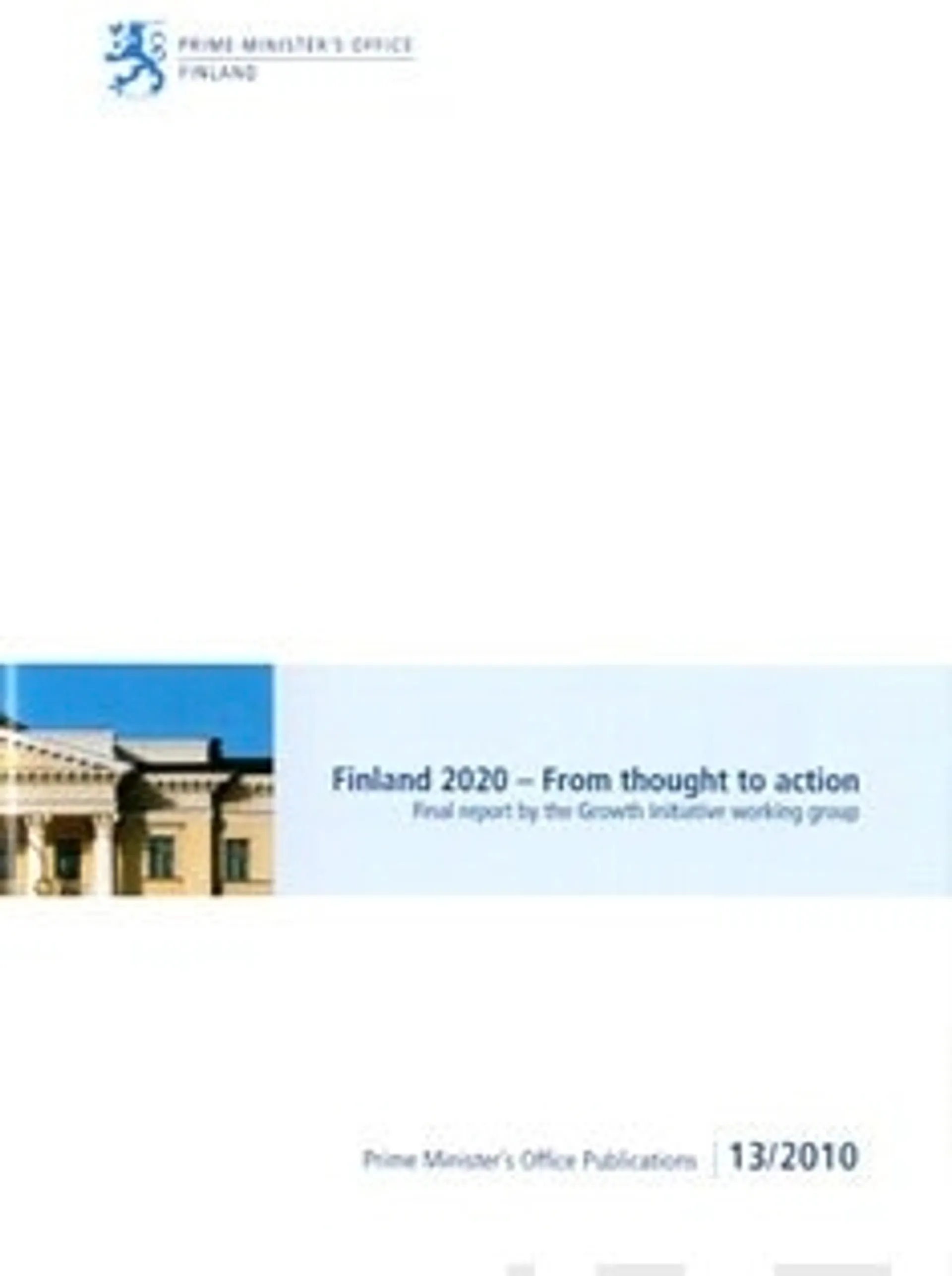 Finland 2020 - From thought to action