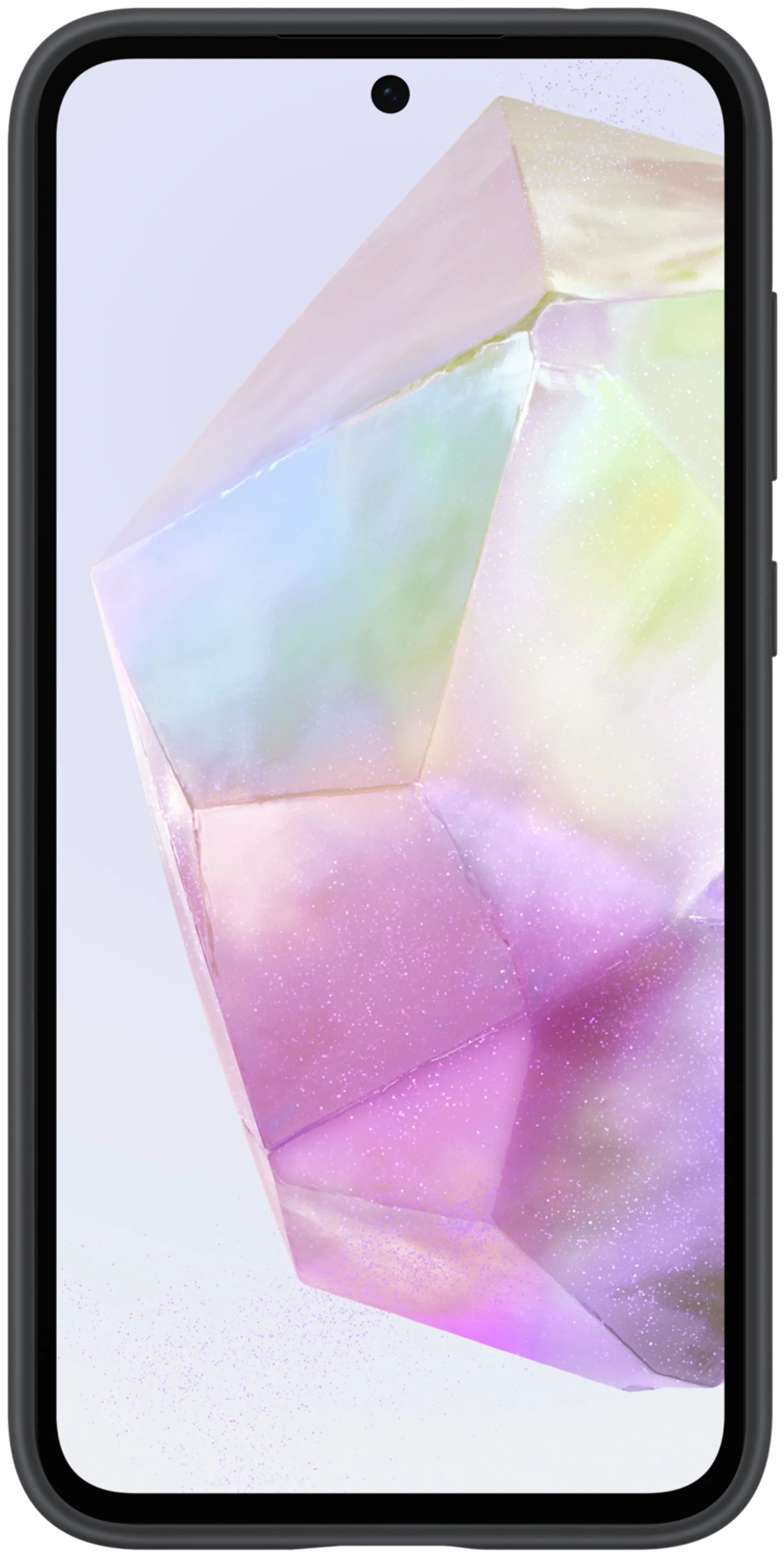 Samsung Galaxy A35 silicone case suojakuori musta - 2