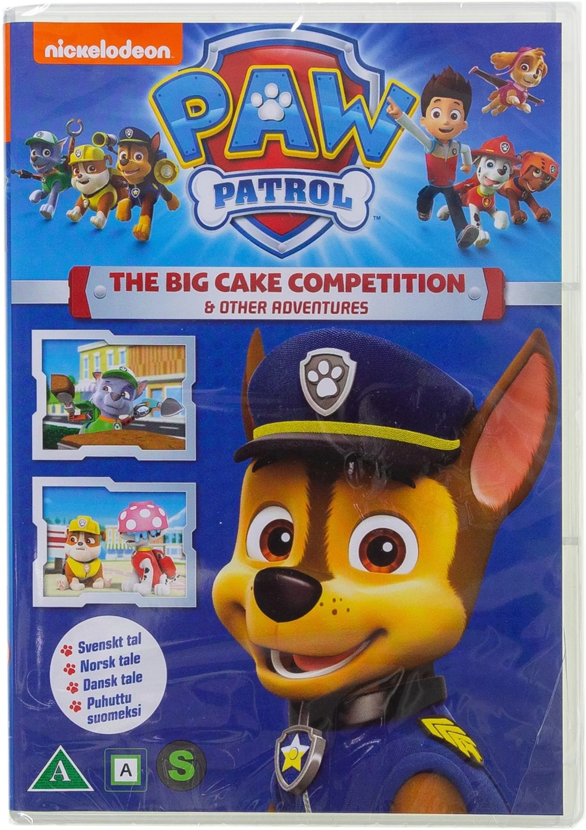 Paw Patrol kausi 1 osa 7 - Suuri kakkukisa DVD