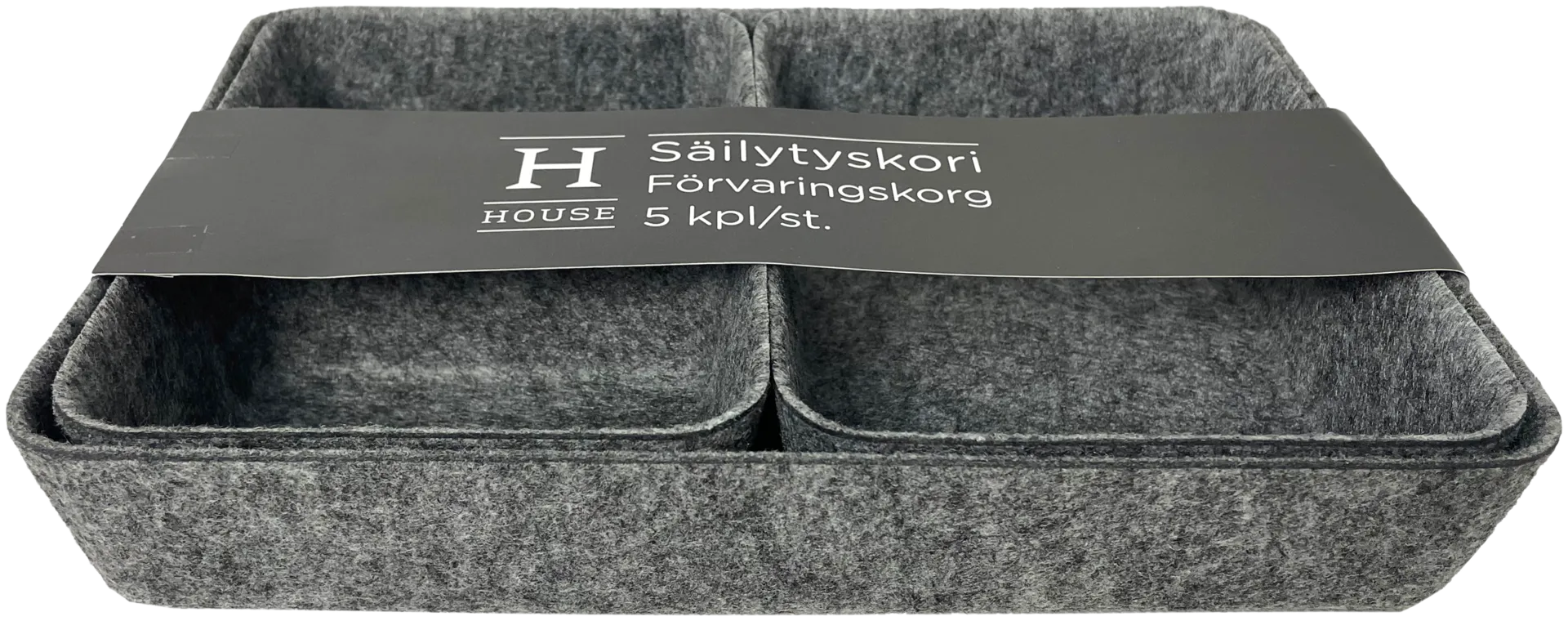 House säilytyskori 5 kpl:n setti