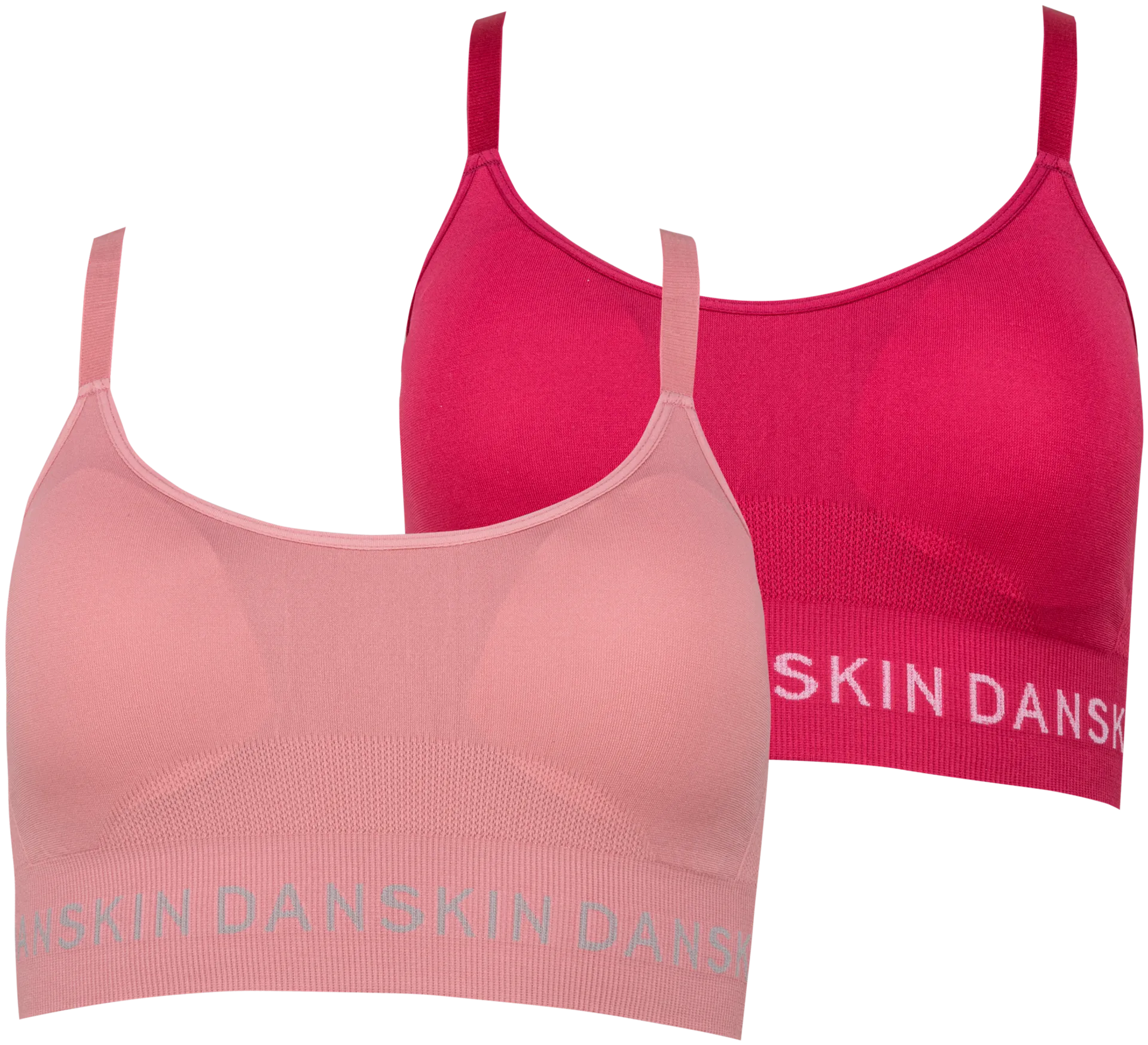 Danskin naisten liivitoppi 211D332445 2-pack - Beaujolois/Lilas - 1