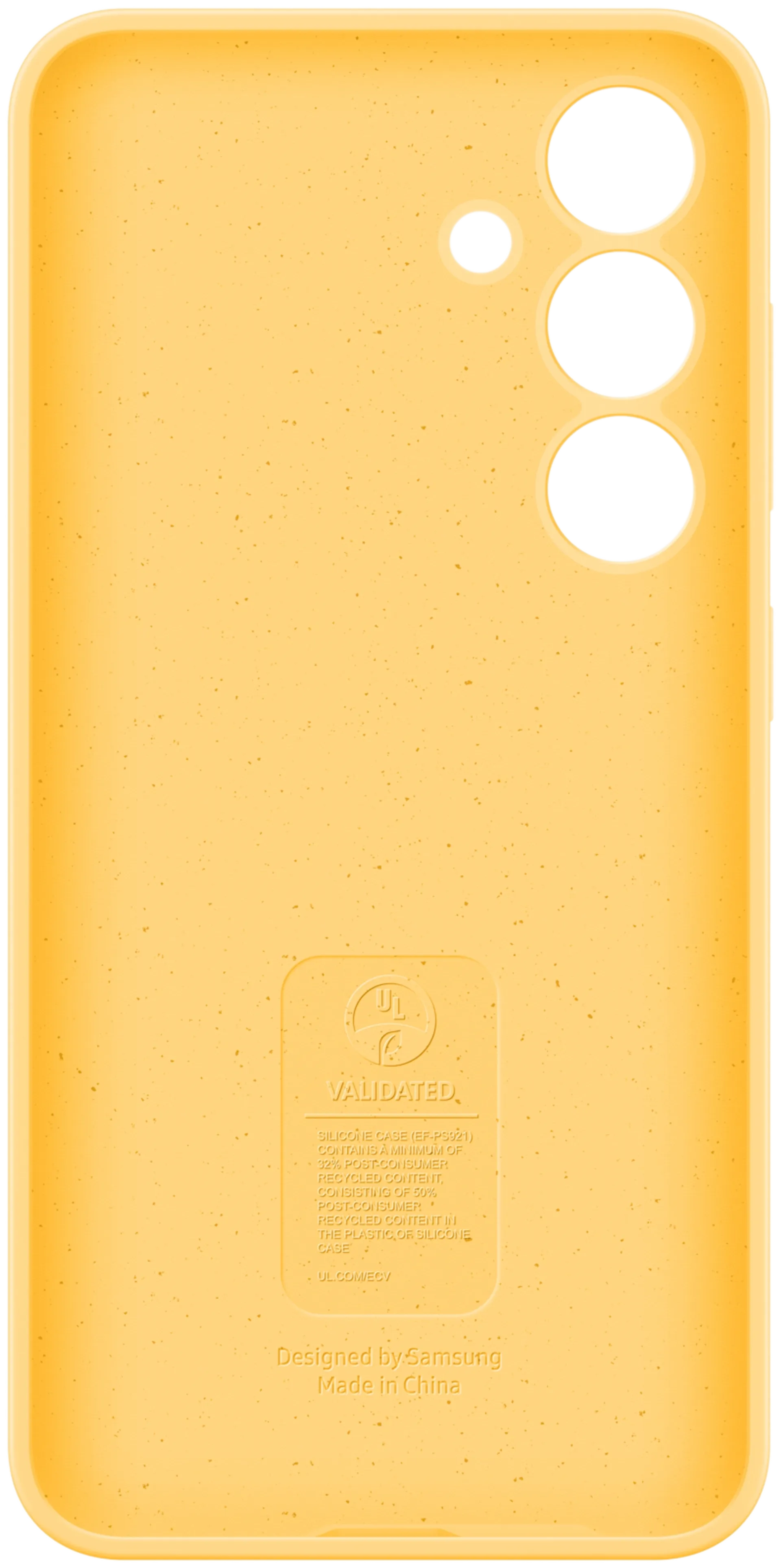 Samsung S24 silikonisuoja keltainen - 5