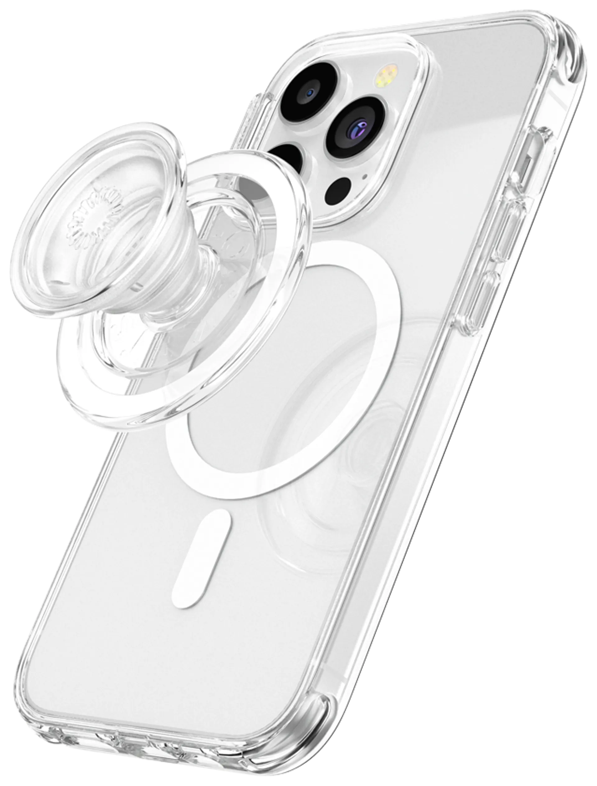 Popsockets puhelinpidike PopGrip Magsafe Clear - 8