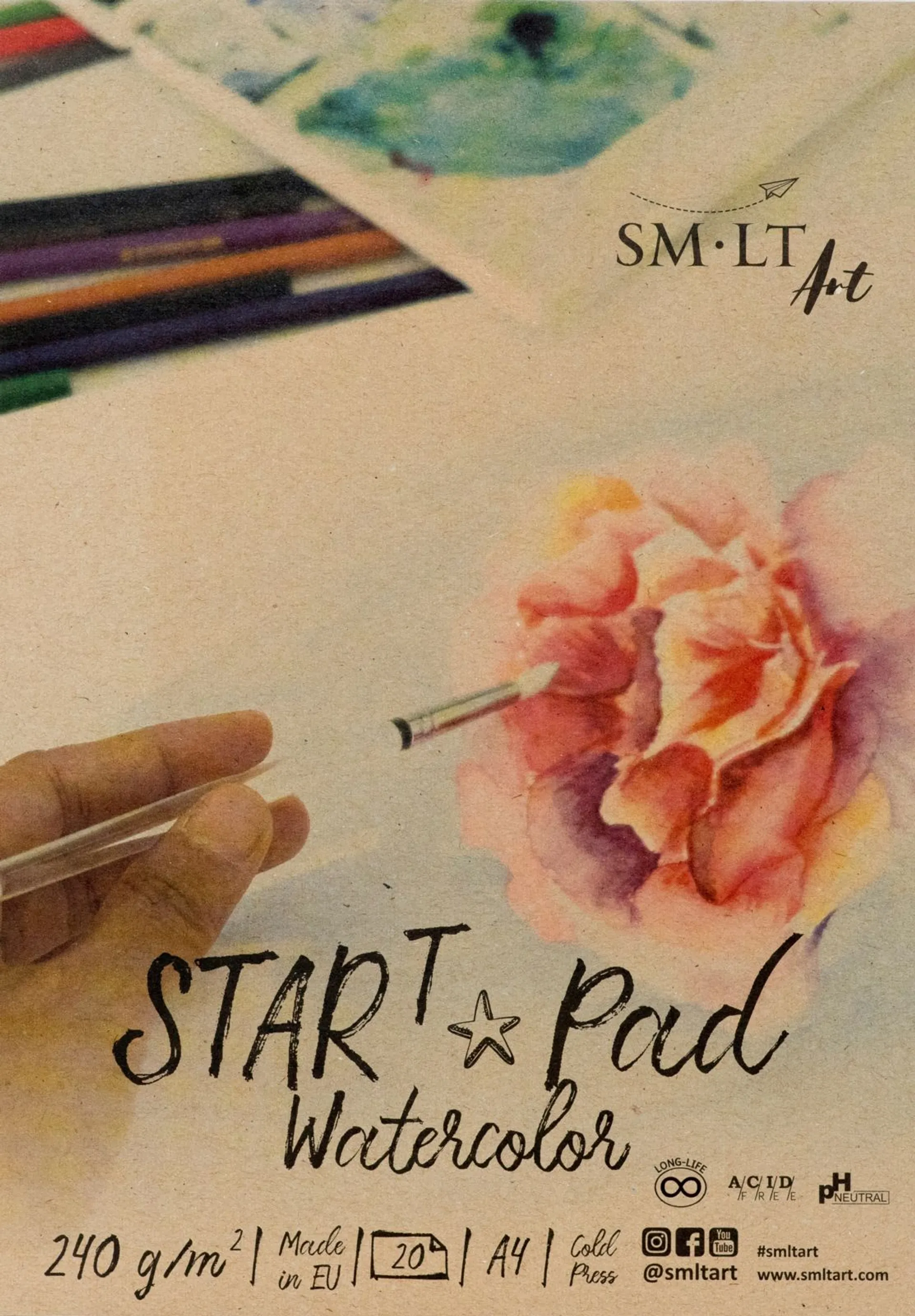 SMLT Star T akvarellilehtiö 240g A4 (20)