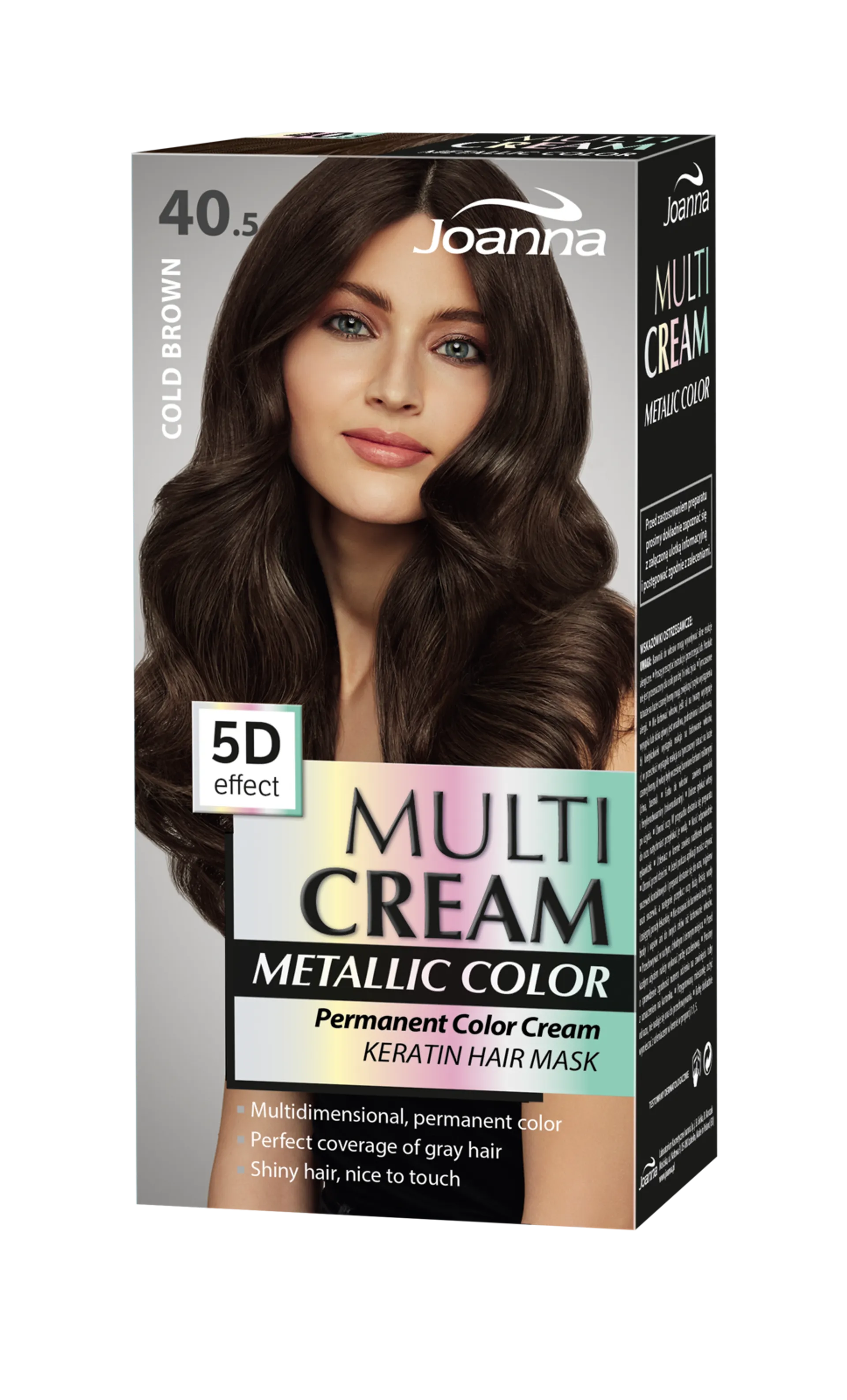 Multi Cream Metallic Color Cold Brown 40.5 hiusväri