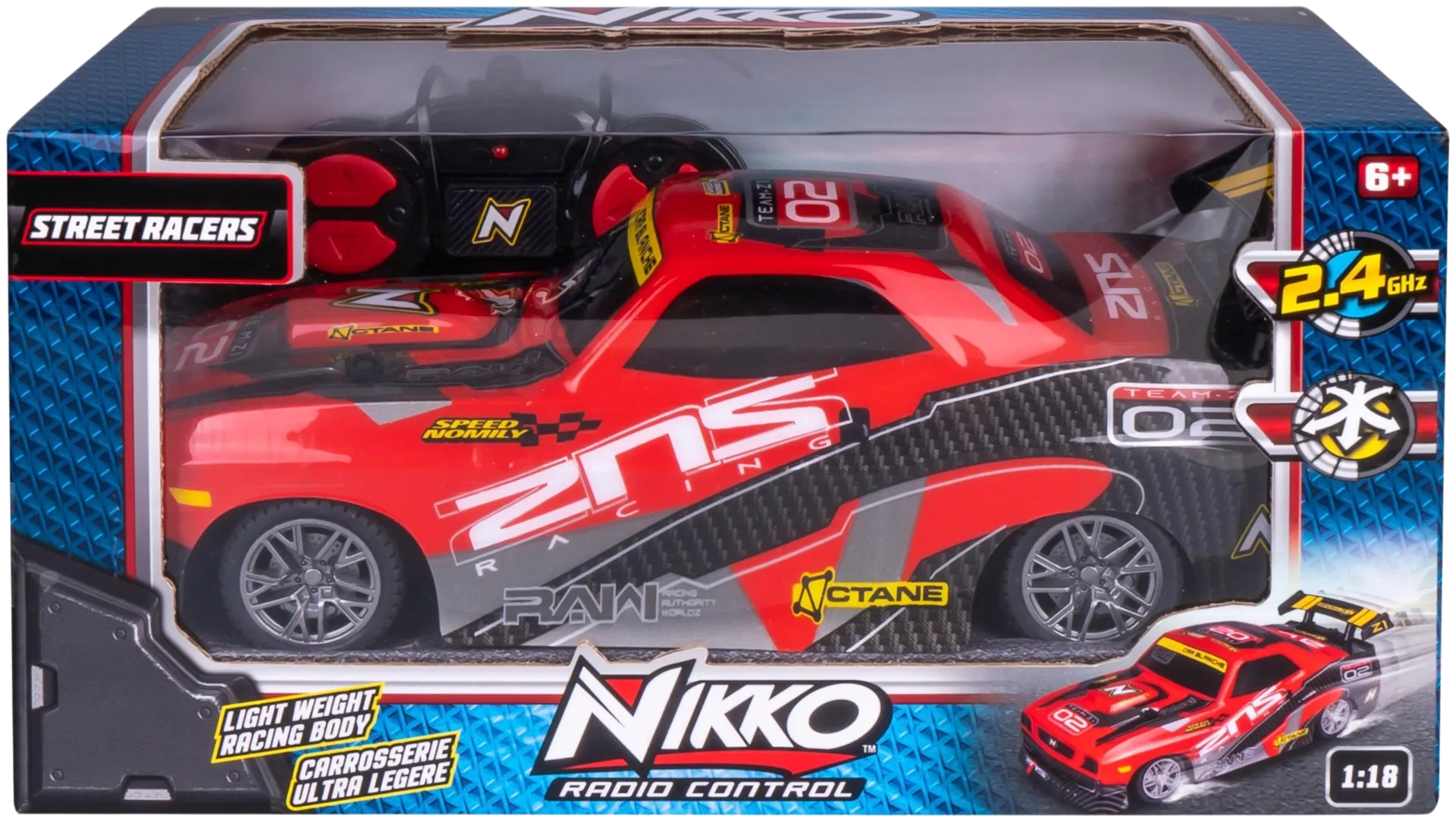 Nikko kauko-ohjattava Street Racer 1:18 - 4