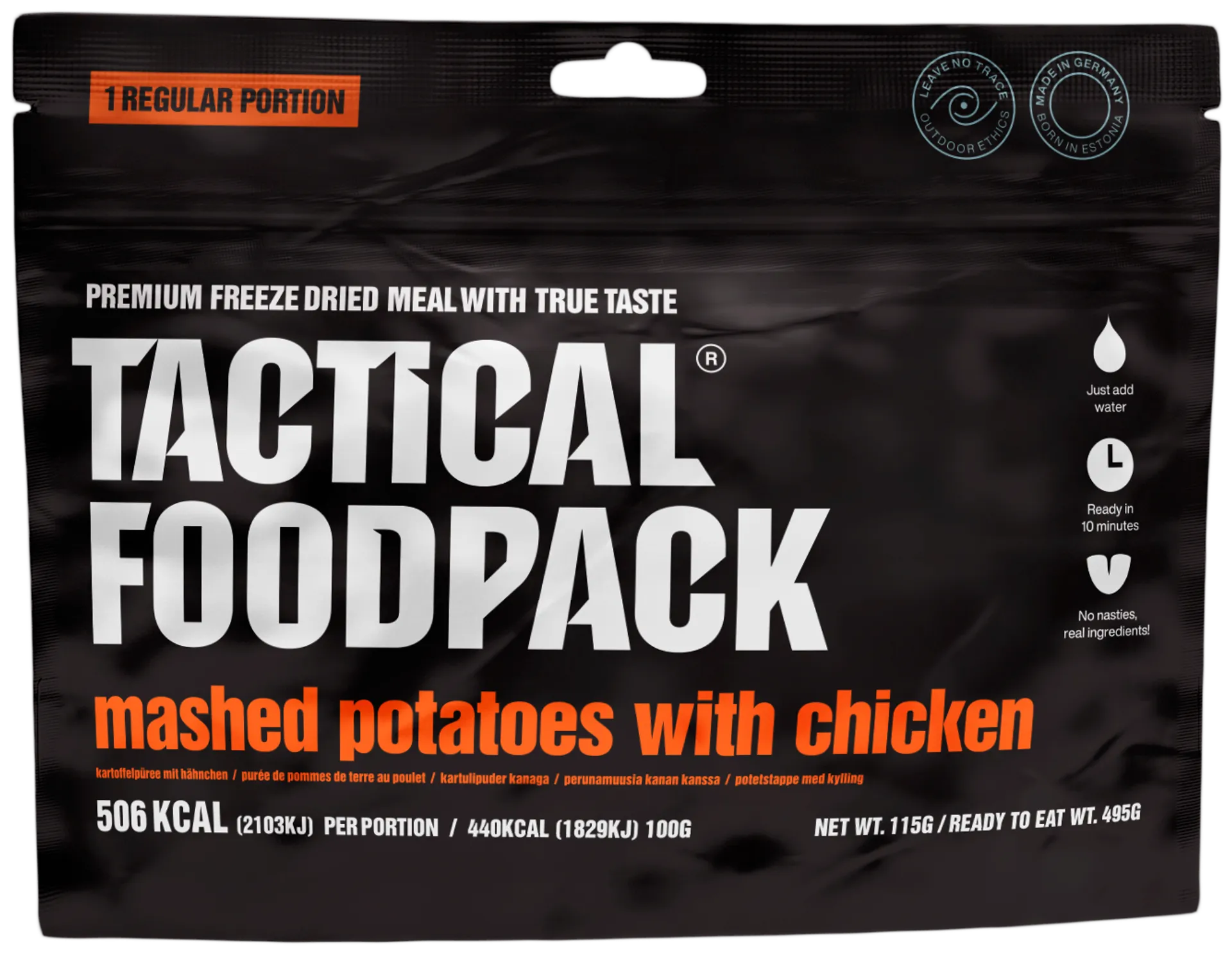 Tactical Foodpack perunamuusia kanan kanssa - 2