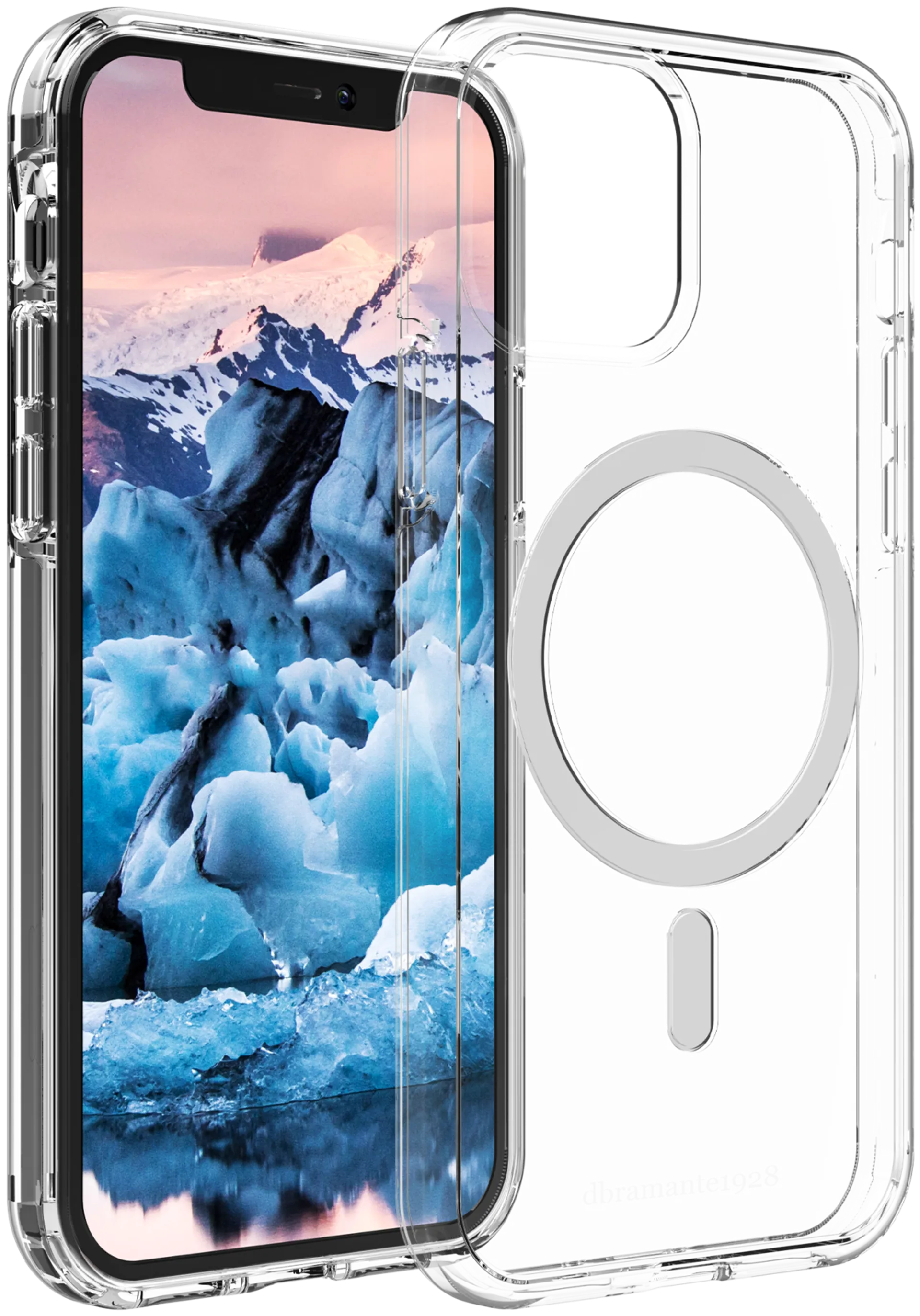 Dbramante1928 Iceland Pro MagSafe iPhone 12 suojakuori läpinäkyvä - 2