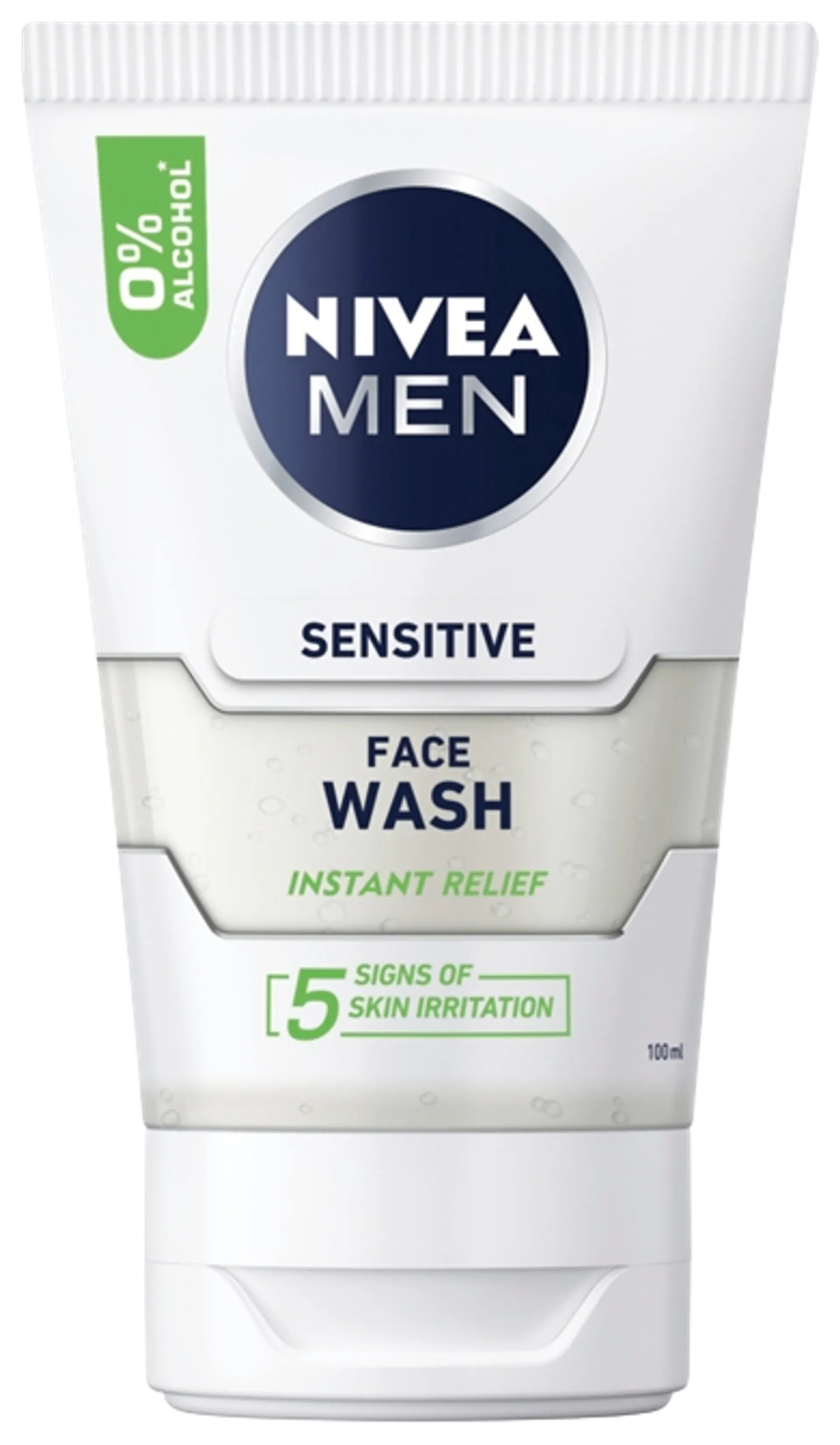 NIVEA MEN 100ml Sensitive Face Wash -puhdistusgeeli