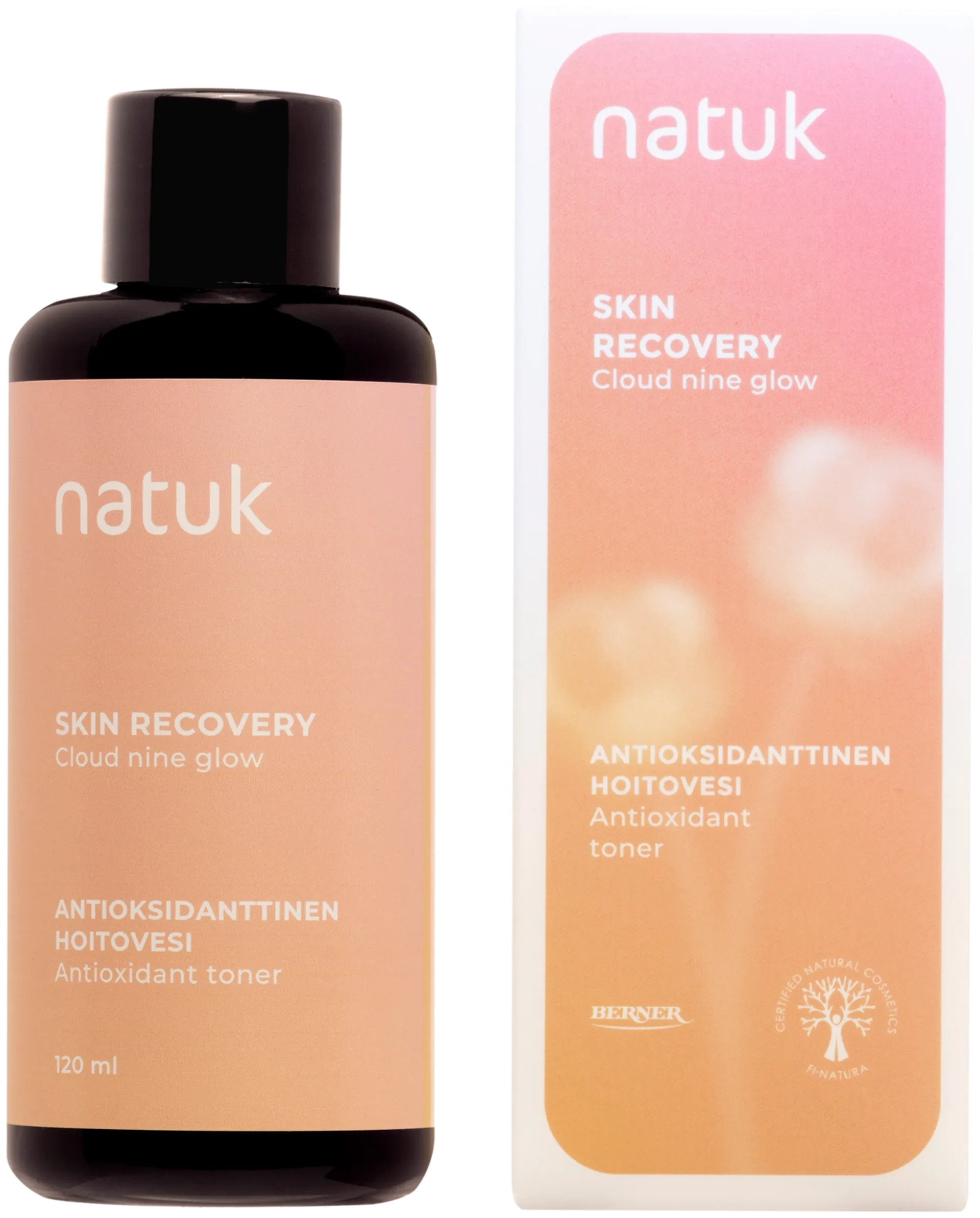 Natuk Skin Recovery 120 ml Antioksidanttinen hoitovesi