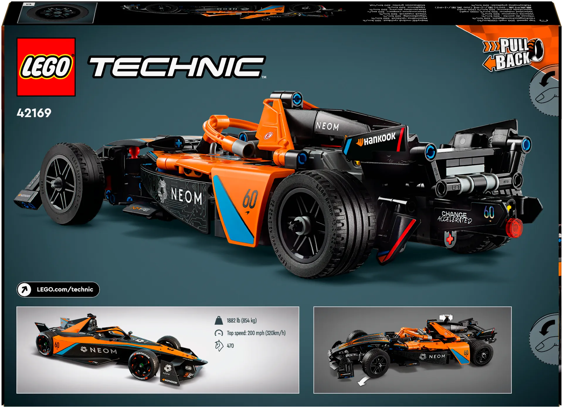 LEGO® Technic 42169 NEOM McLaren Formula E Race Car - 3