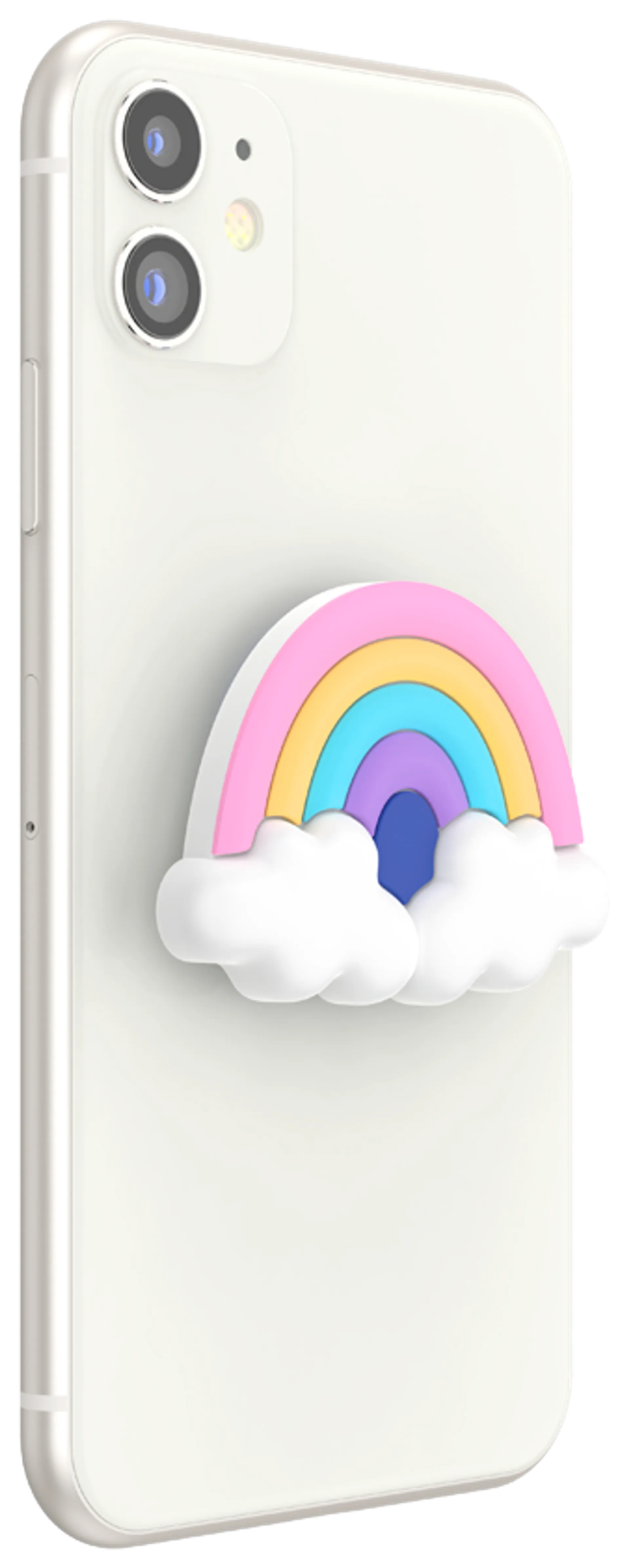 Popsockets puhelinpidike PopGrip Rainbow Fluff - 6